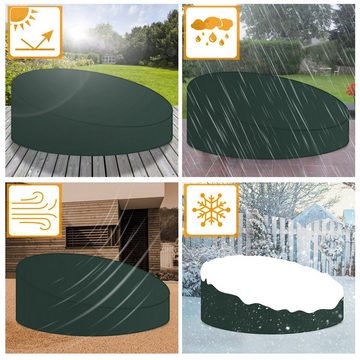 Kingsleeve Gartenmöbel-Schutzhülle (1-St), Sonneninsel Wasserabweisend 188x90-50cm Rund PE Schutzhülle Plane