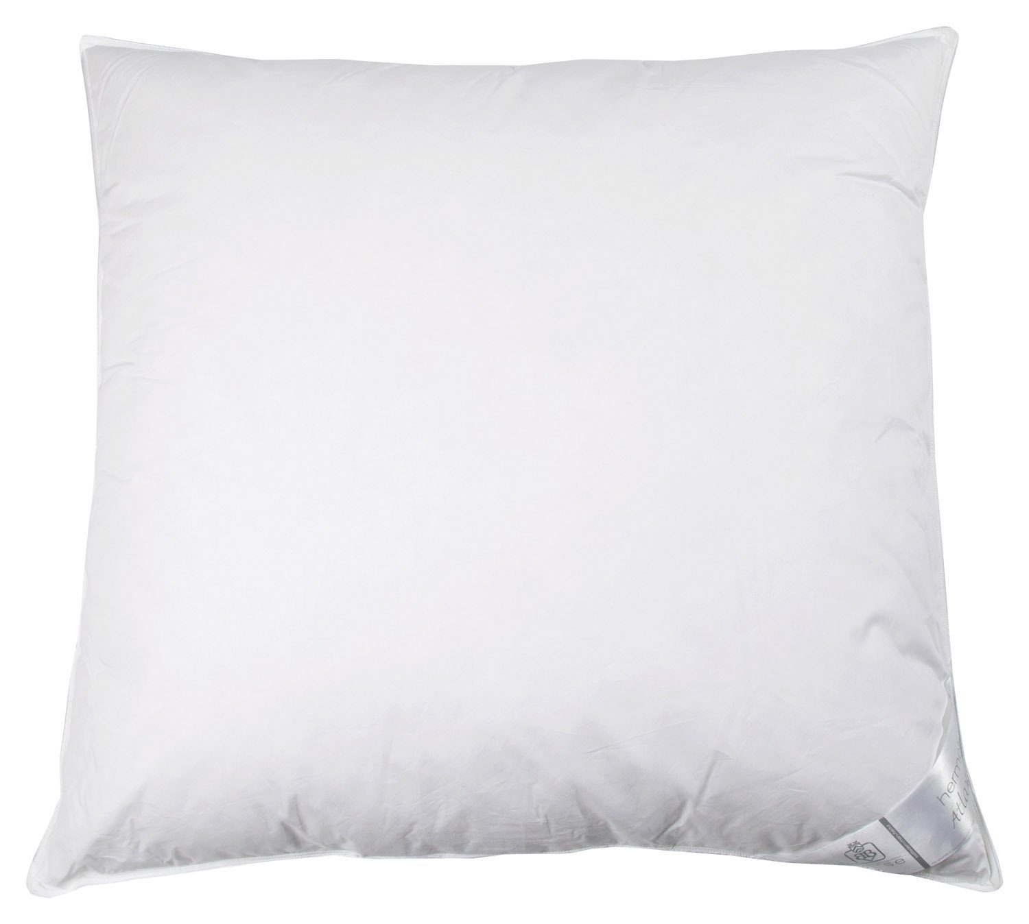 Bielefelder Bettfedern-Manufaktur Verse GmbH Kopfkissen ICE LAND, 80 x 80 cm, Made in Germany, Füllung: Daunenfedern, Federn, Bezug: Baumwolle, Bauchschläfer, Rückenschläfer, Seitenschläfer