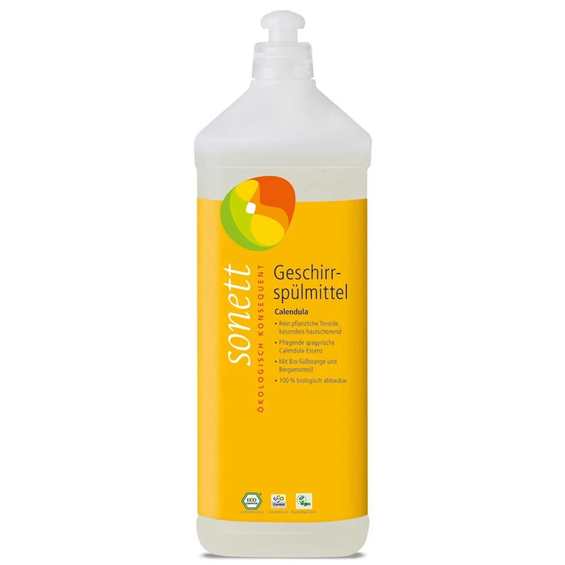 Sonett Geschirrspülmittel CALENDULA 1 Liter Geschirrspülmittel
