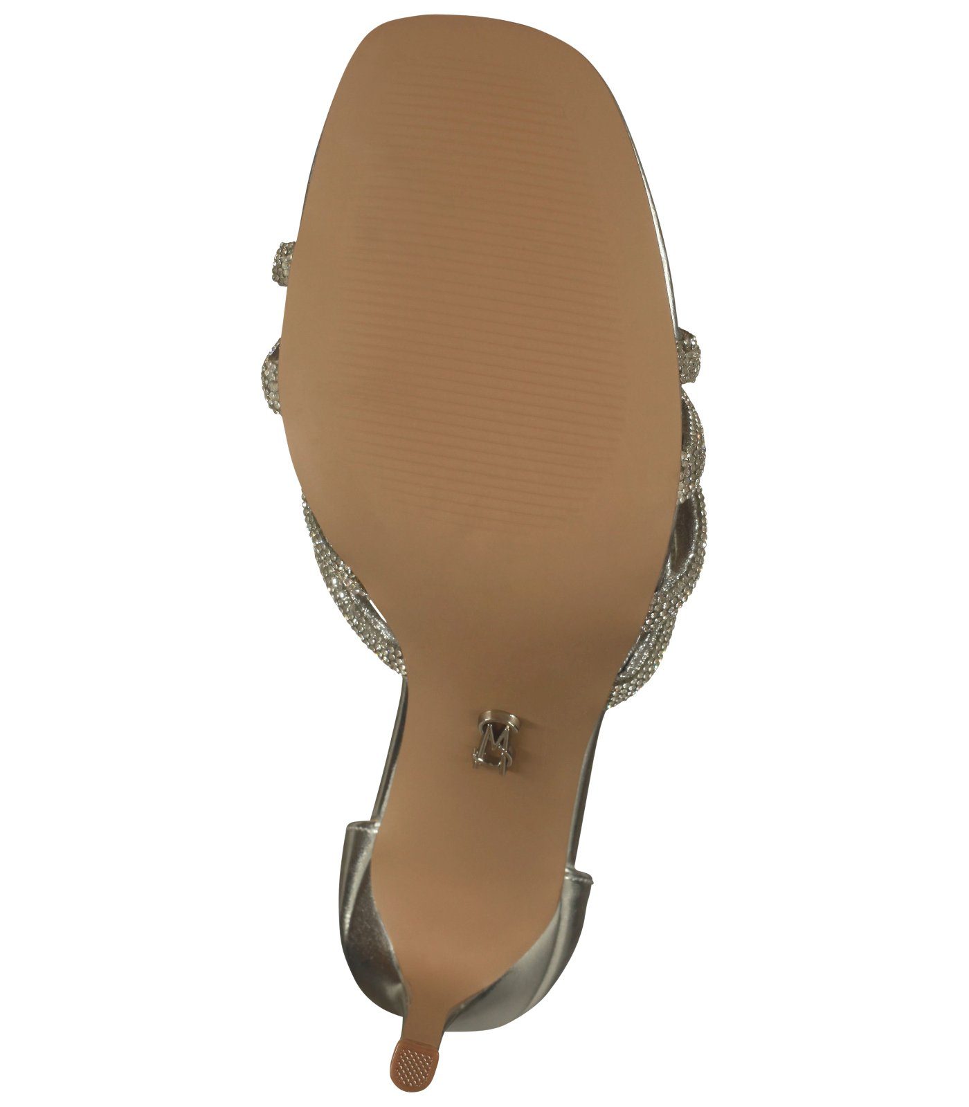 High-Heel-Sandalette STEVE Silber MADDEN Textil Sandalen