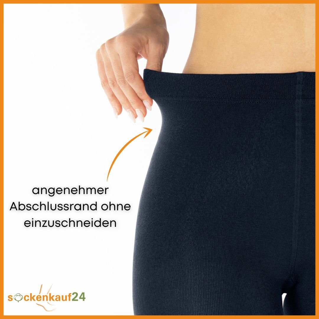 sockenkauf24 Thermostrumpfhose Damen Strumpfhose mit Innenfleece in 10 Farben extra warm Winter Strumpfhose WP – Bild 5 von 5