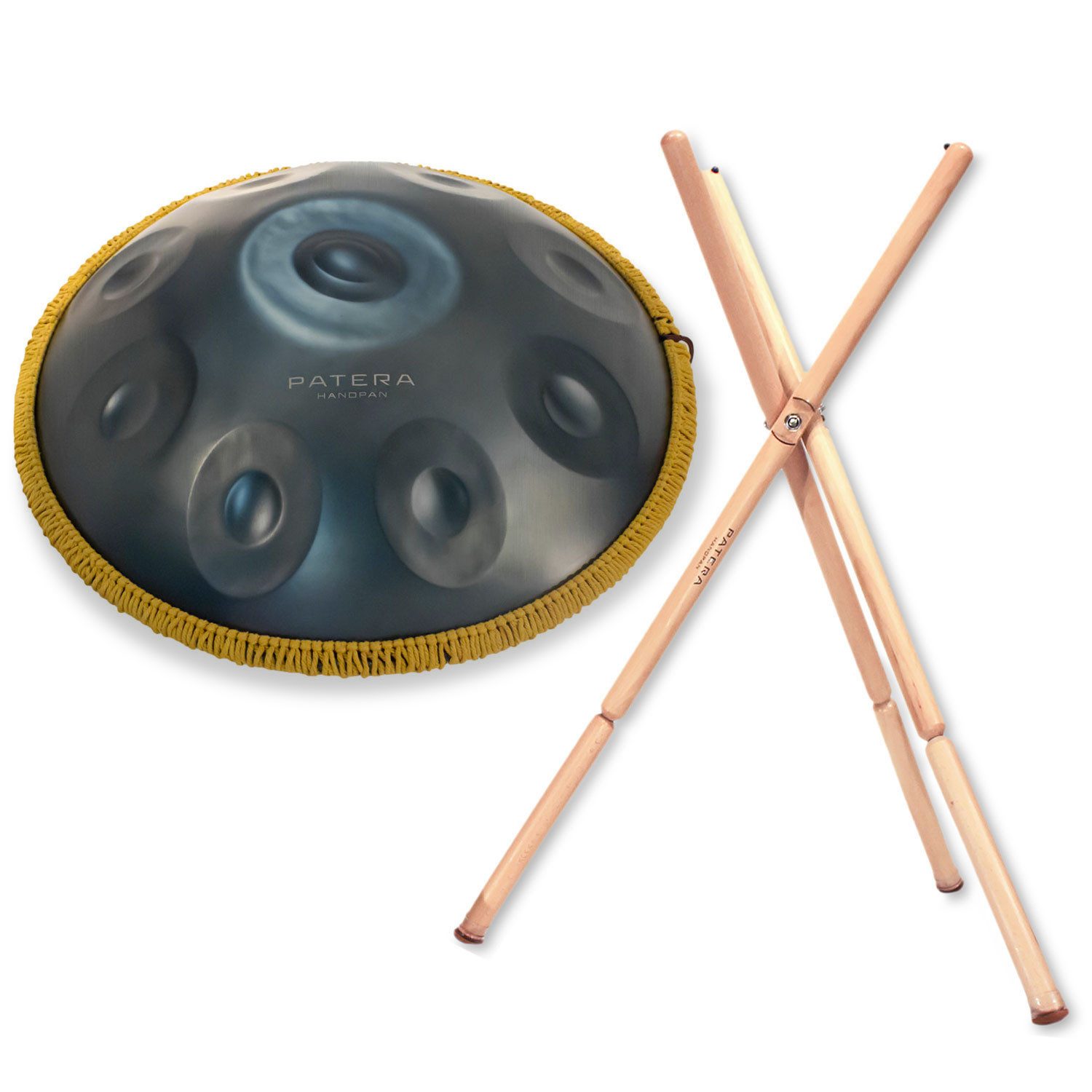 Patera Handpan Patera Handpan HPDM-4 D-Amara mit Handpan-Ständer,Vorteils-Set mit Handpan-Ständer, Handpan