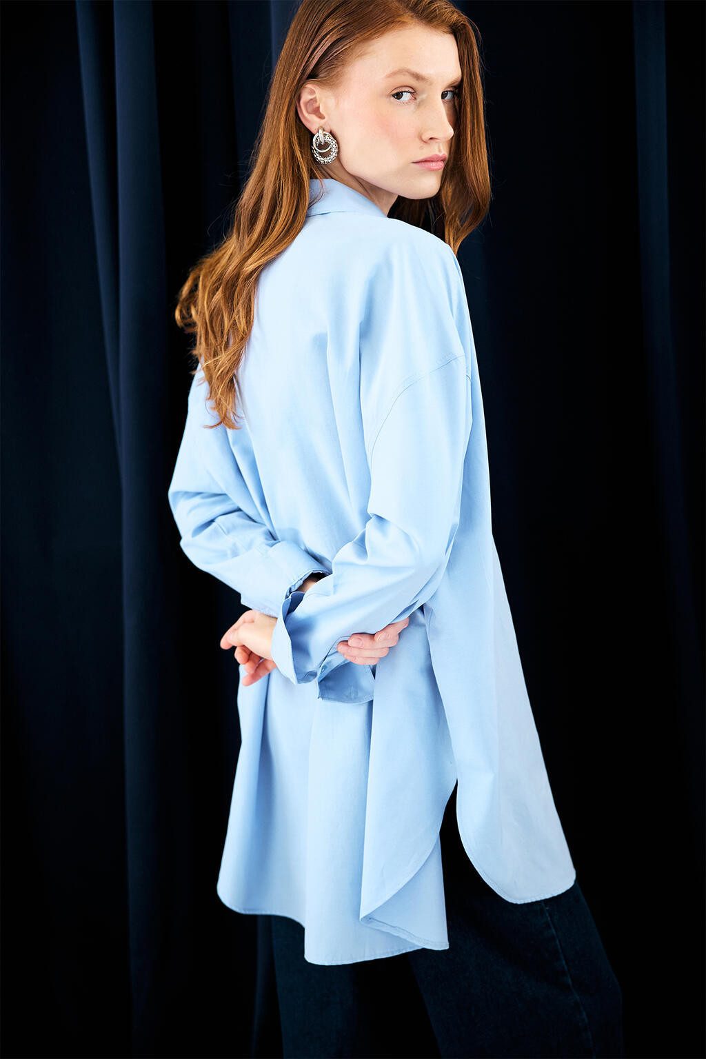 touche prive Rugbyshirt Oversized Fit Popelinehemd günstig online kaufen