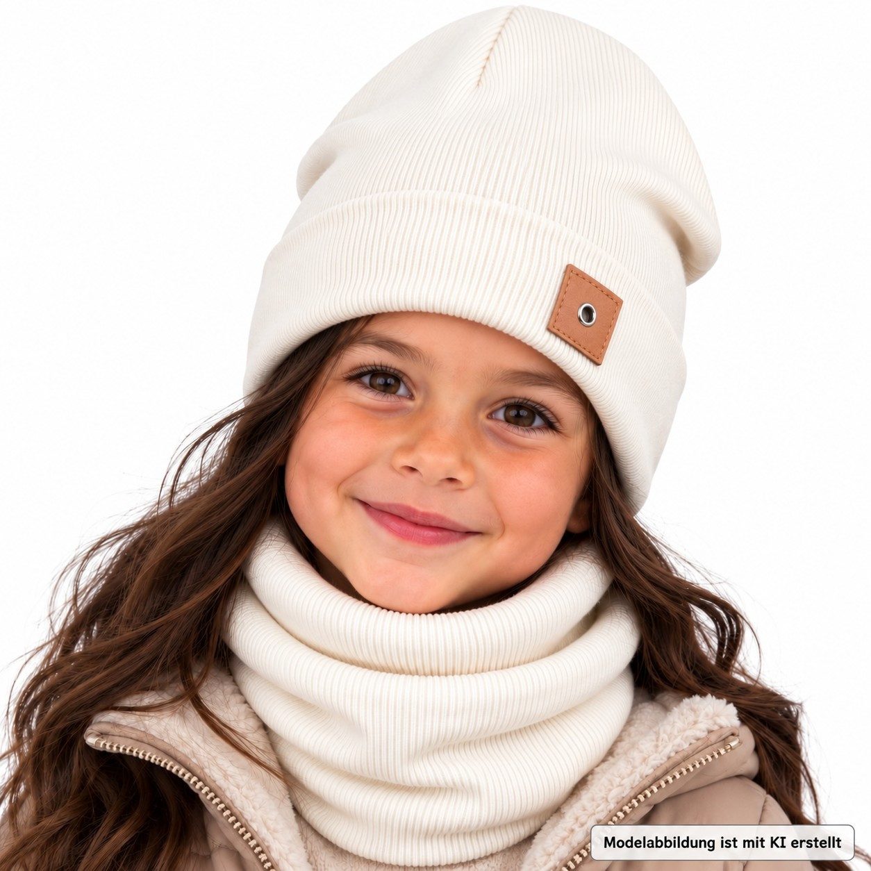 Smarilla Mütze & Schal Kindermütze mit Schal, Winterset für Jungen & Mädchen