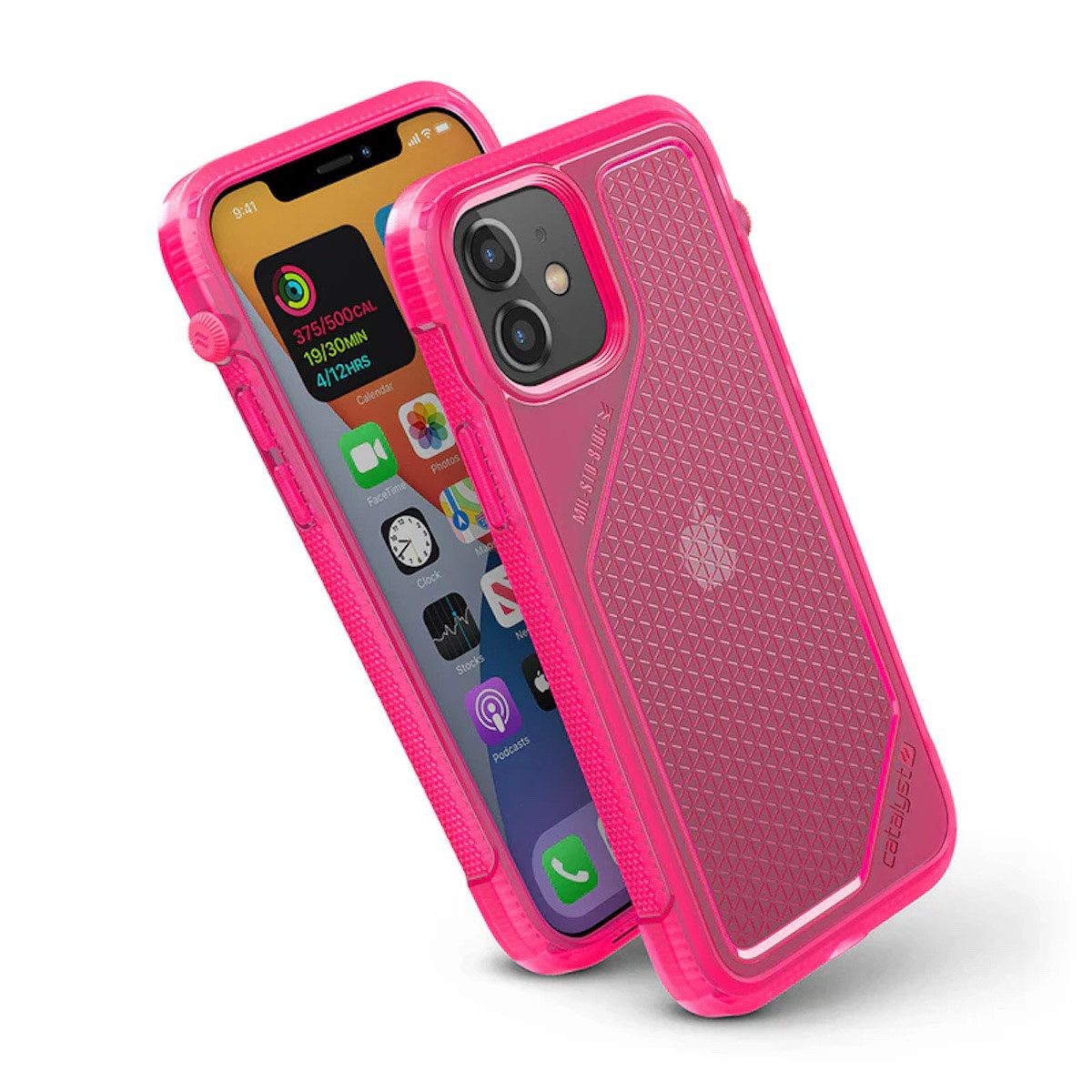 Catalyst Smartphone-Hülle Vibe Case, für iPhone 12, Neon Pink