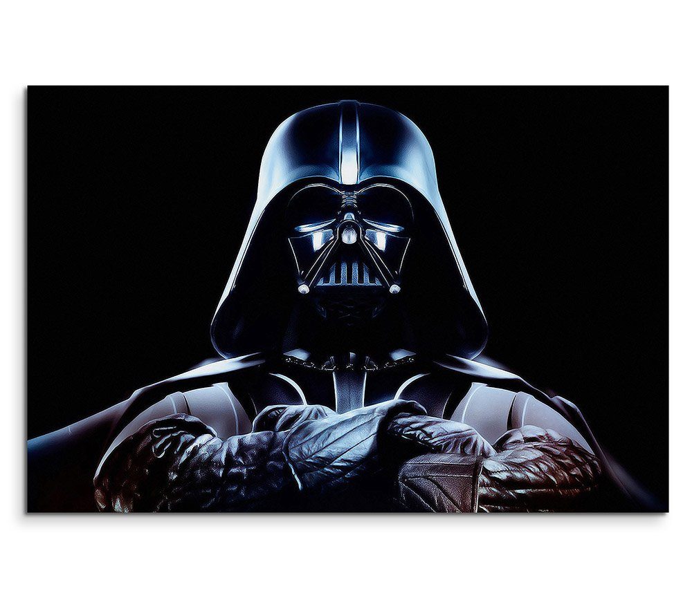 Sinus Art Leinwandbild Darth Vader 120x80cm