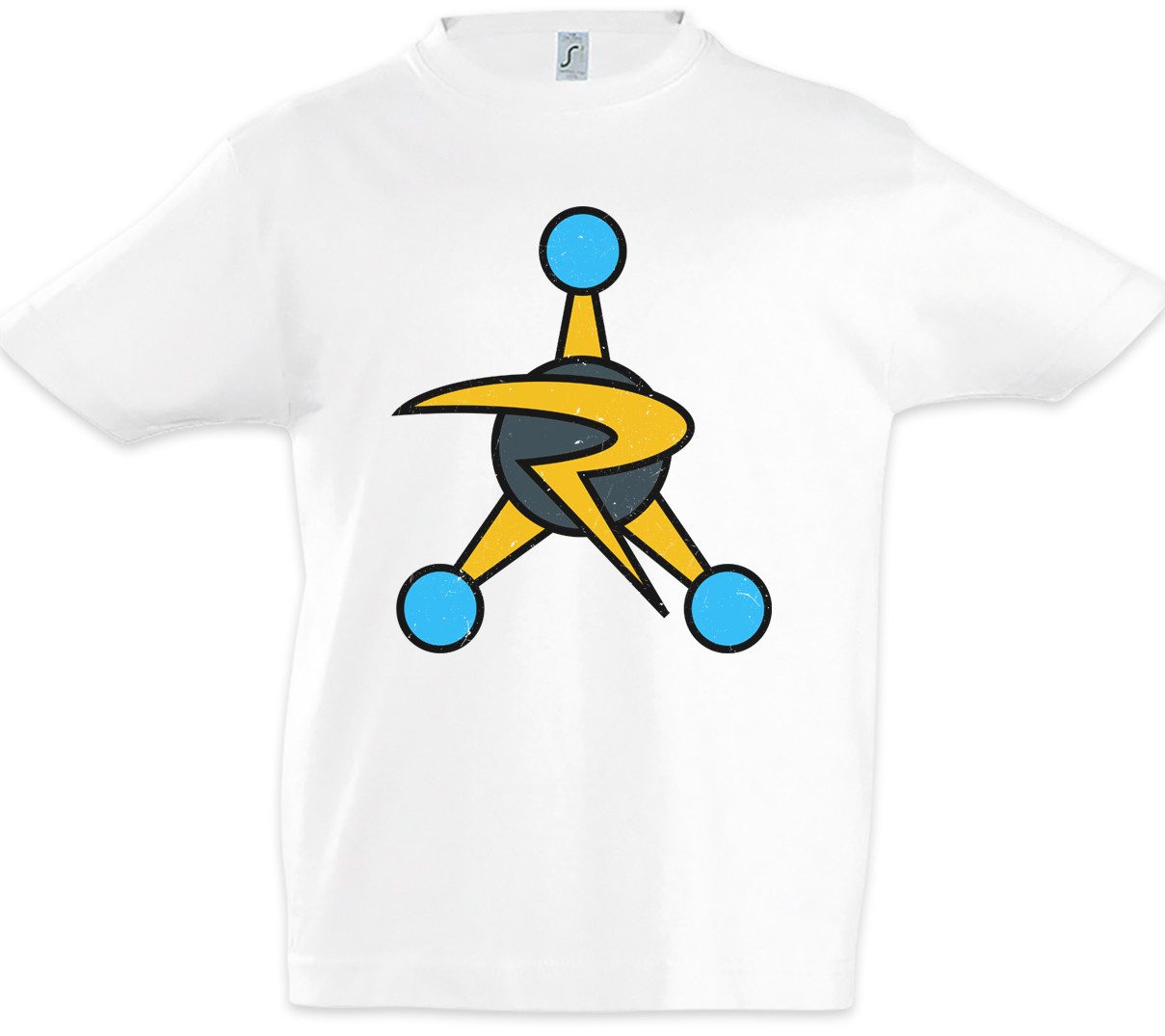 Print-Shirt R and M Logo Kinder T-Shirt Rick Sanchez The Adventures Of Rick and TV