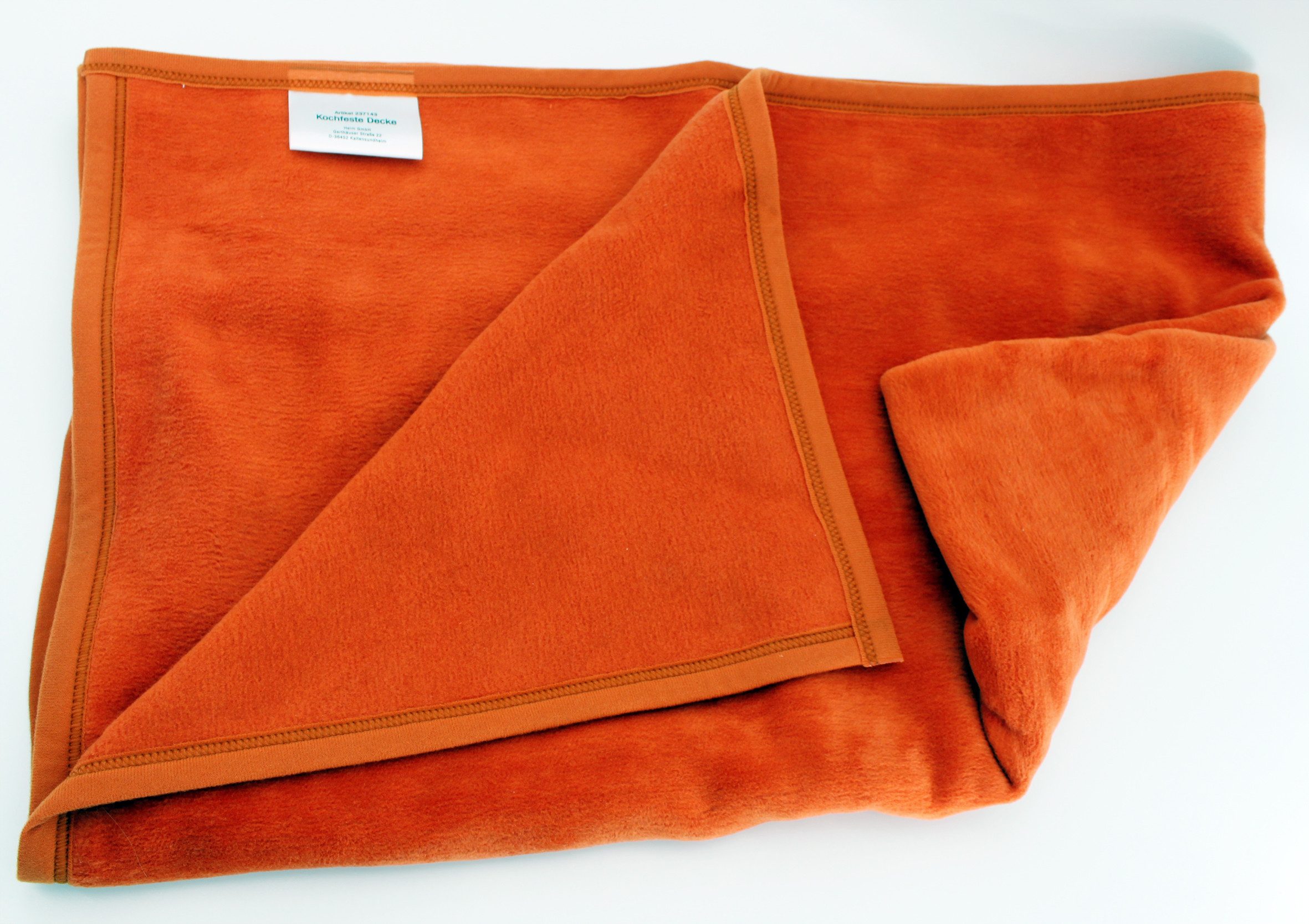 HEIM Tierdecke Kuscheldecke kochfest, terracotta