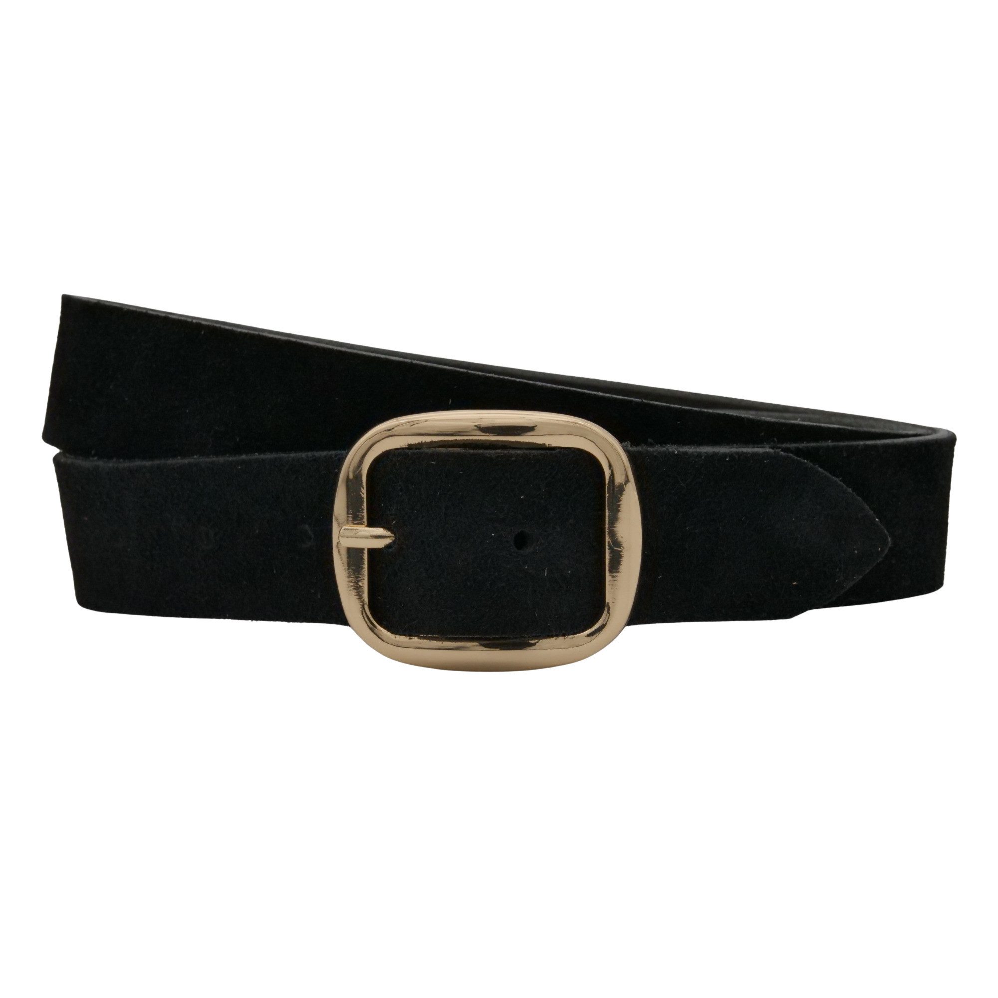 AnnaMatoni Ledergürtel AnnaMatoni Damen Ledergürtel in hochwertigem Velour günstig online kaufen