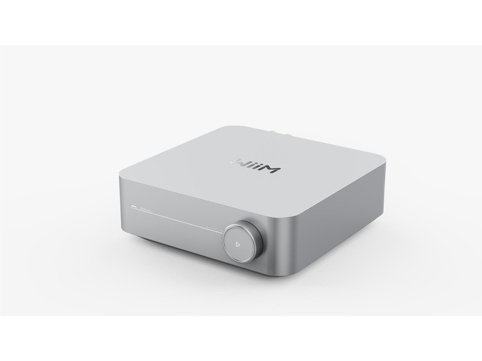 WiiM Amp Streaming Vollverstärker silber Netzwerkplayer