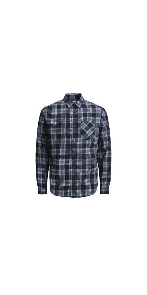 Jack & Jones Langarmhemd JCOLLOYD SHIRT LS CHECK ONE POCKET