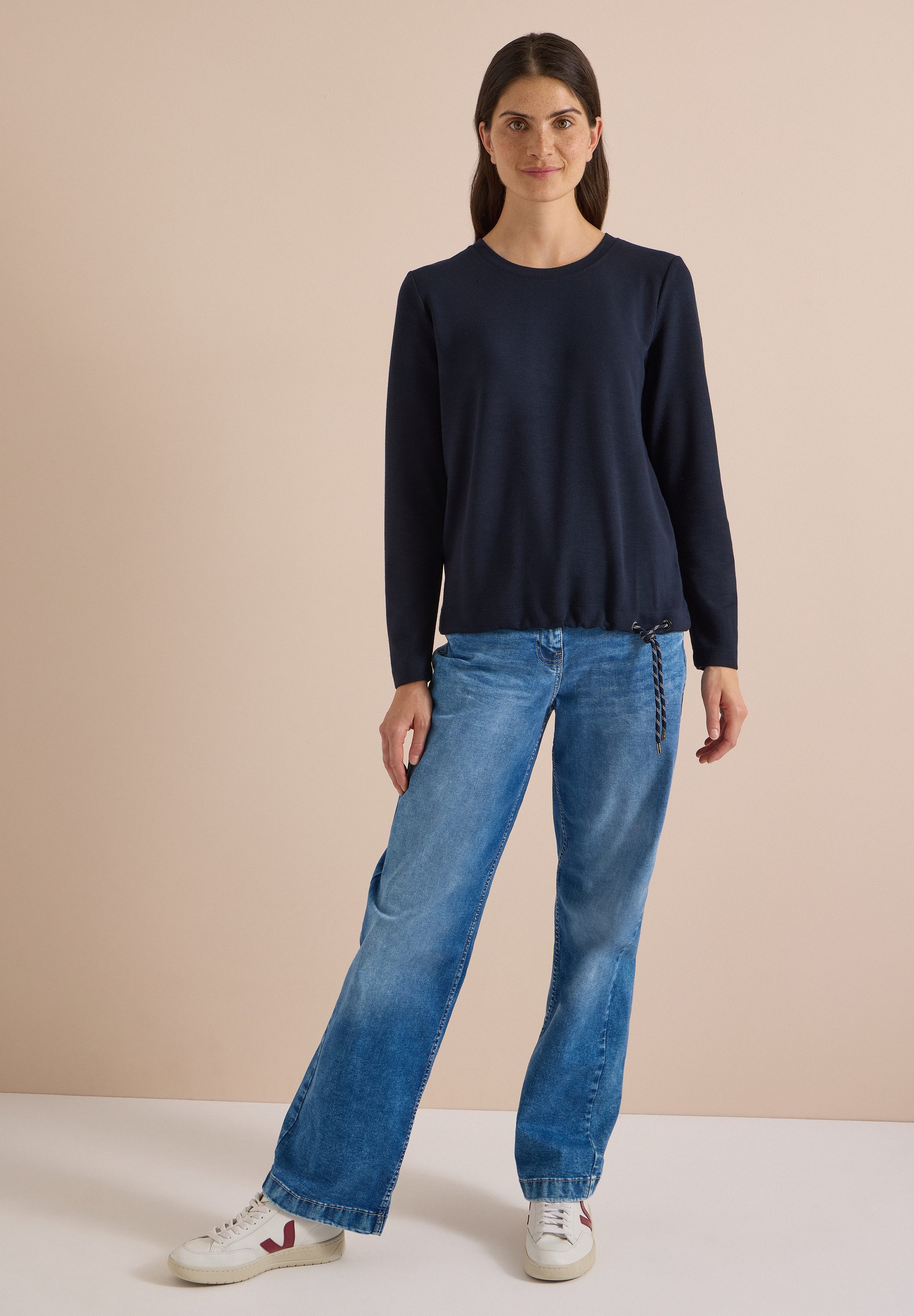 CECIL Langarmshirt mit Tunnelzug am Saum – Bild 3 von 5