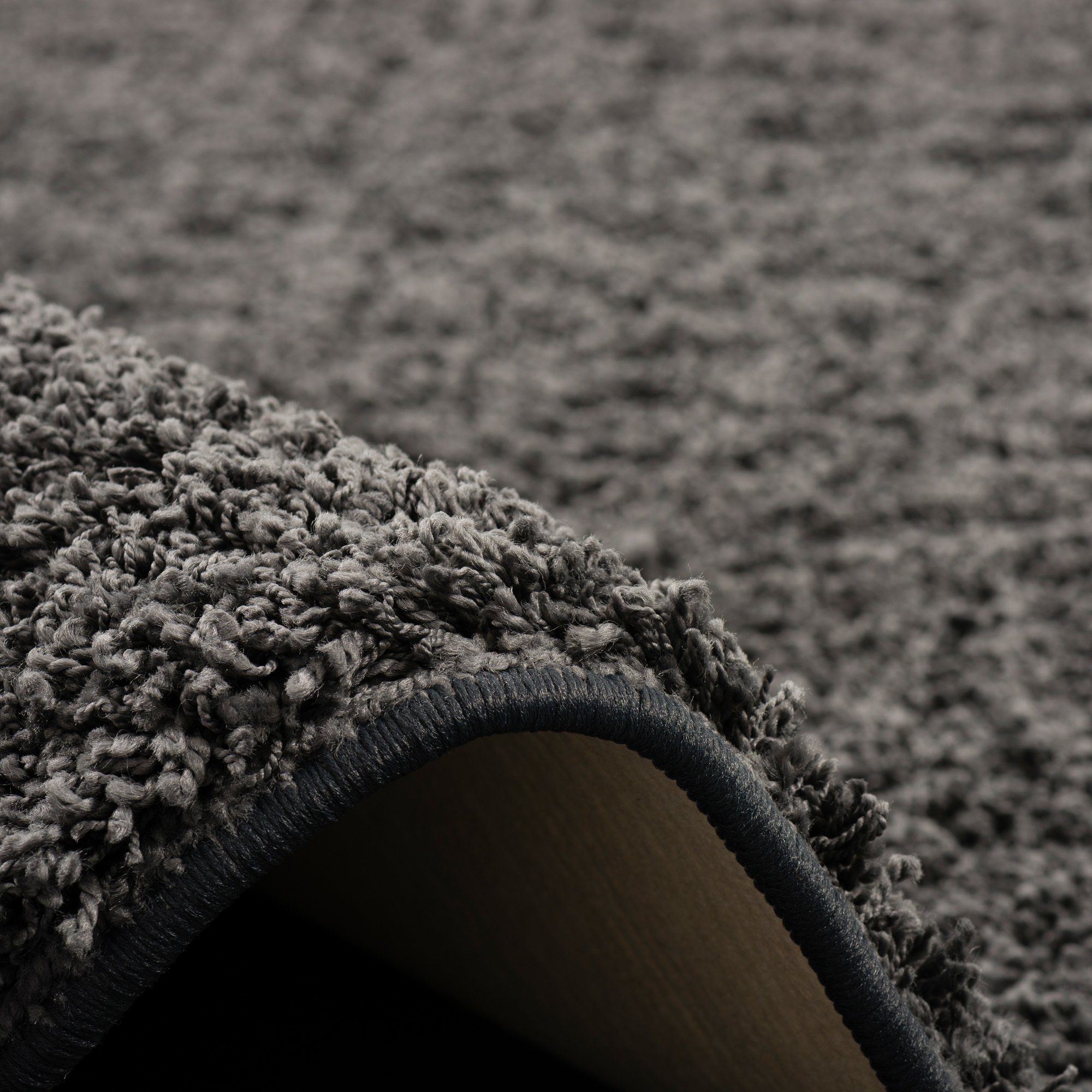 Snapstyle Hochflor-Teppich Luxus Hochflor Langflor Teppich Milano Rund, Rund, Höhe: 43 mm – Bild 3 von 5
