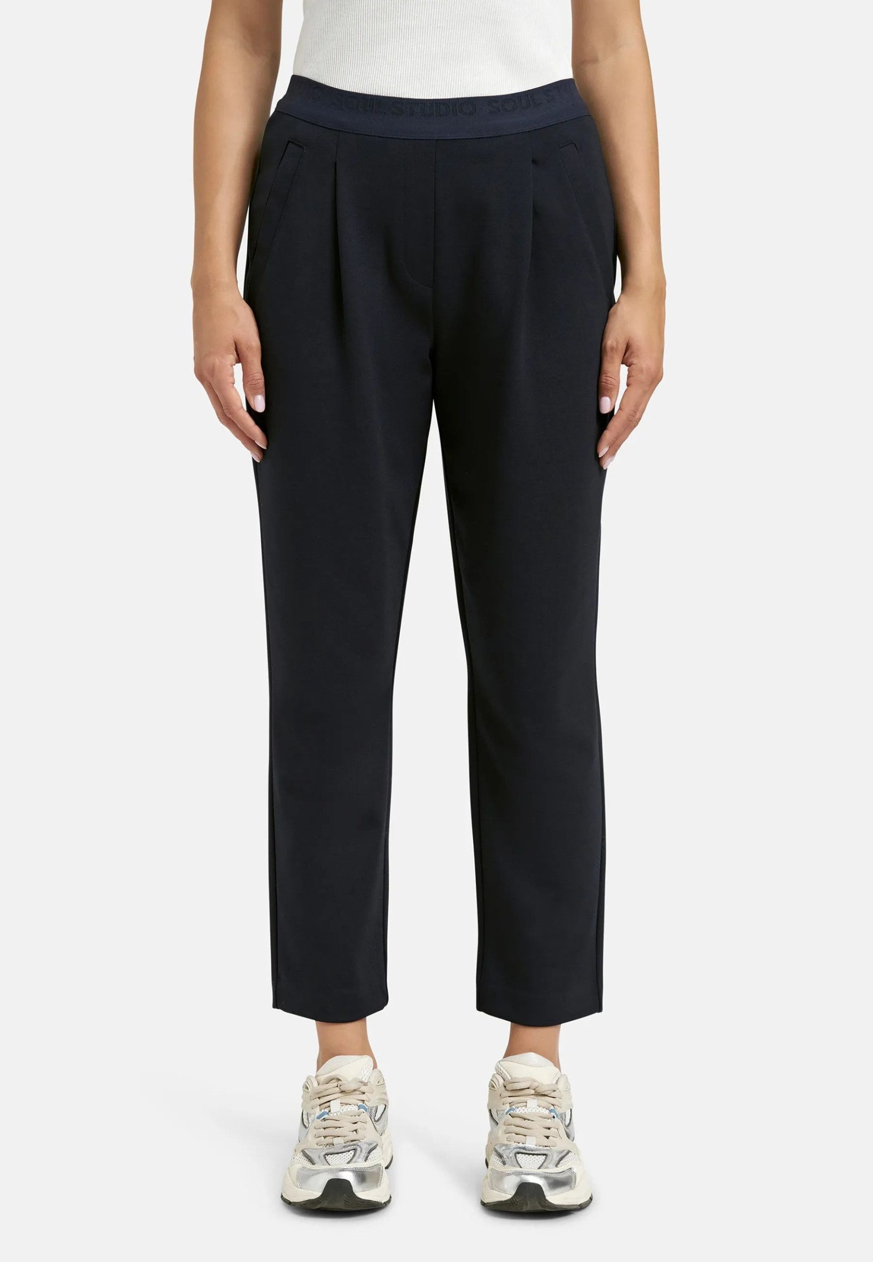 Smith & Soul Chinohose Hose Interlock 3/4 - Gerade