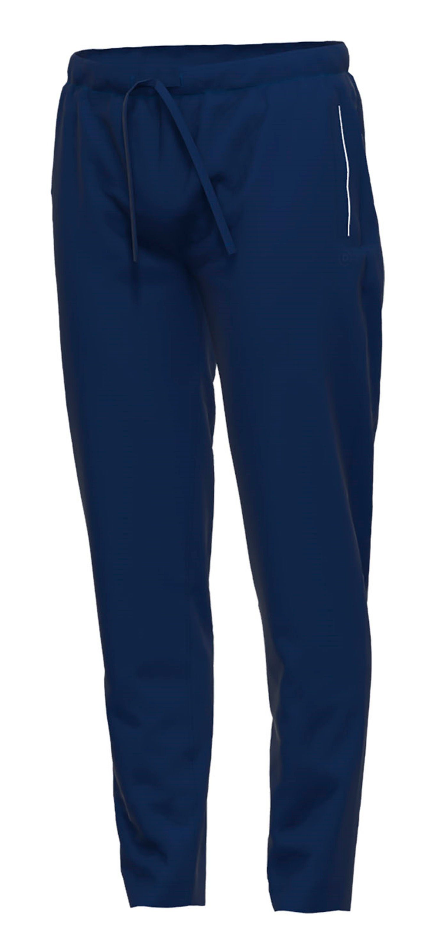 Jogginghose Freizeithose AirSeries blau (1-tlg) Homewear bugatti Herren