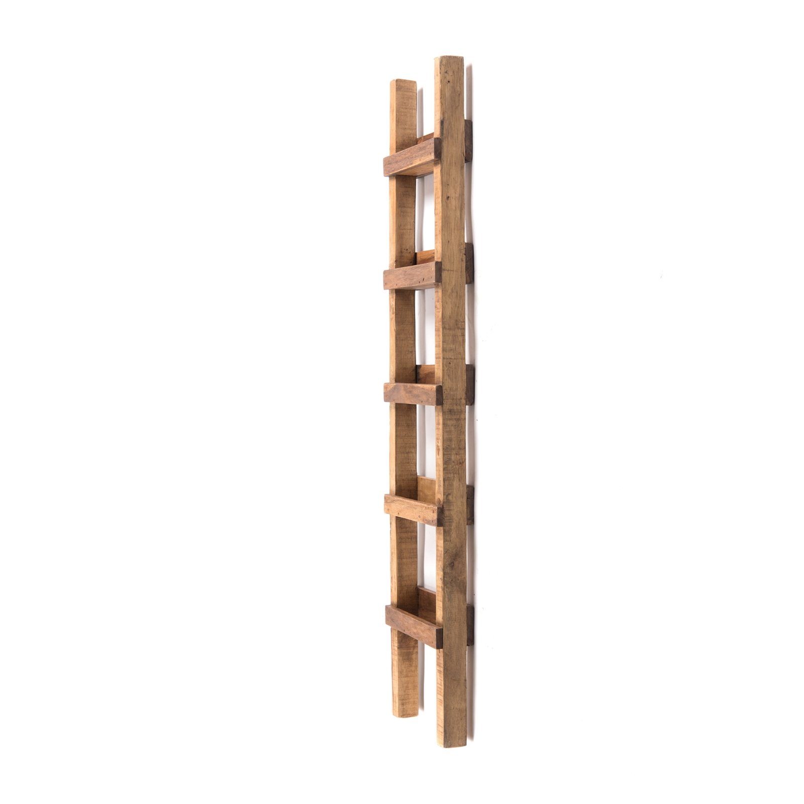Regal cm, LEITERREGAL DESIGN Holz, "STEP DELIGHTS 170x35 170", Pflanzenleiter Mahagoni