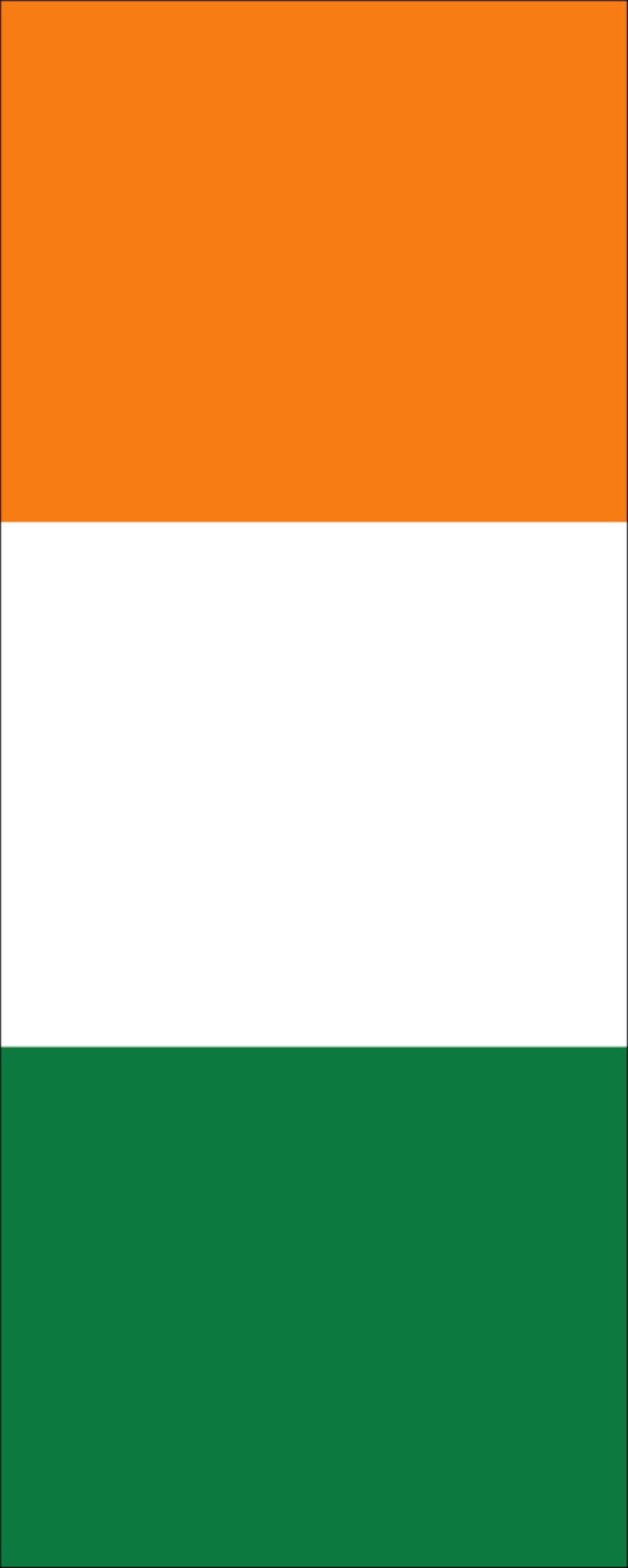 flaggenmeer Flagge Elfenbeinküste 160 g/m² Hochformat