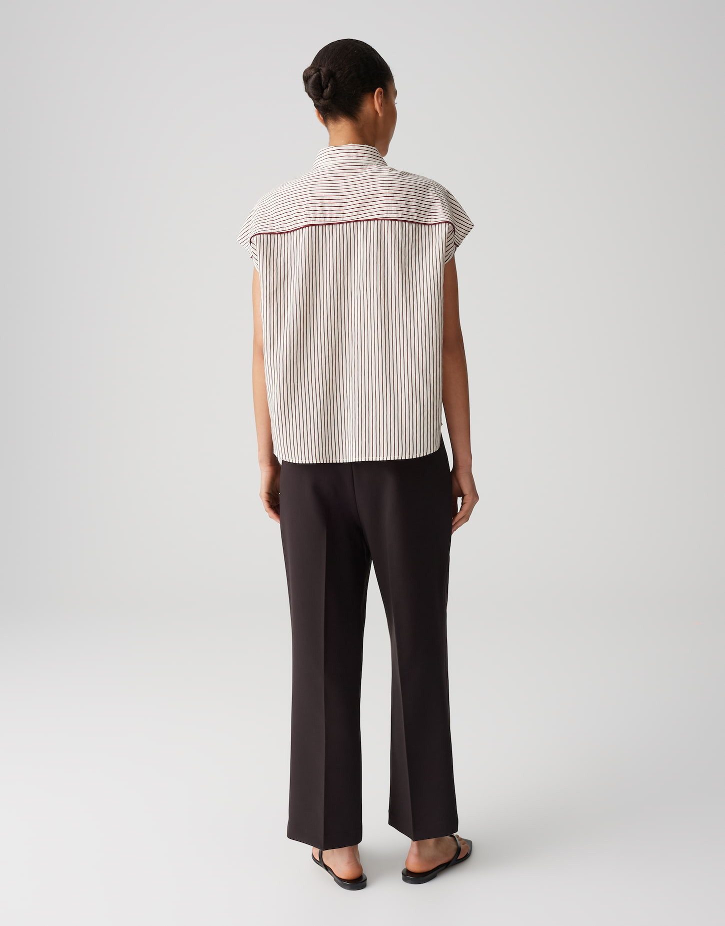 OPUS Kurzarmbluse FAMELLA aus nachhaltigem Viskosemix