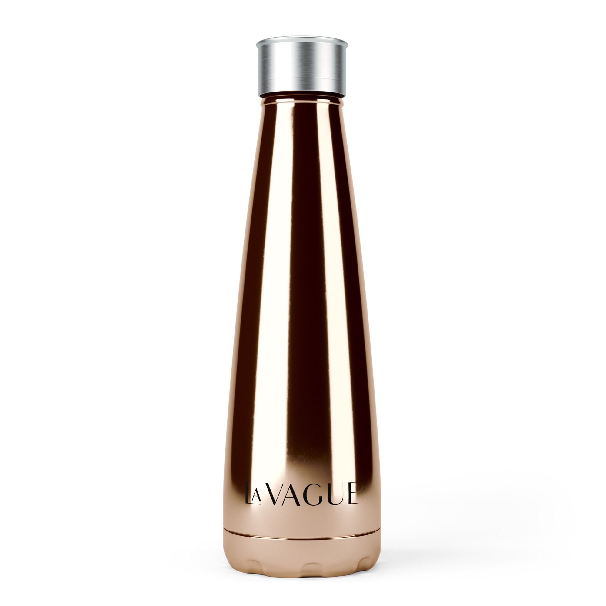 LA VAGUE Isolierflasche GRAVITY Edelstahl-Isolierflasche, Doppelwandige Wasserflasche aus Edelstahl