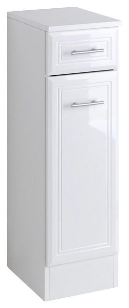 welltime Unterschrank Neapel Breite 25 cm, mit Hochglanzfronten und eleganter Fräsung