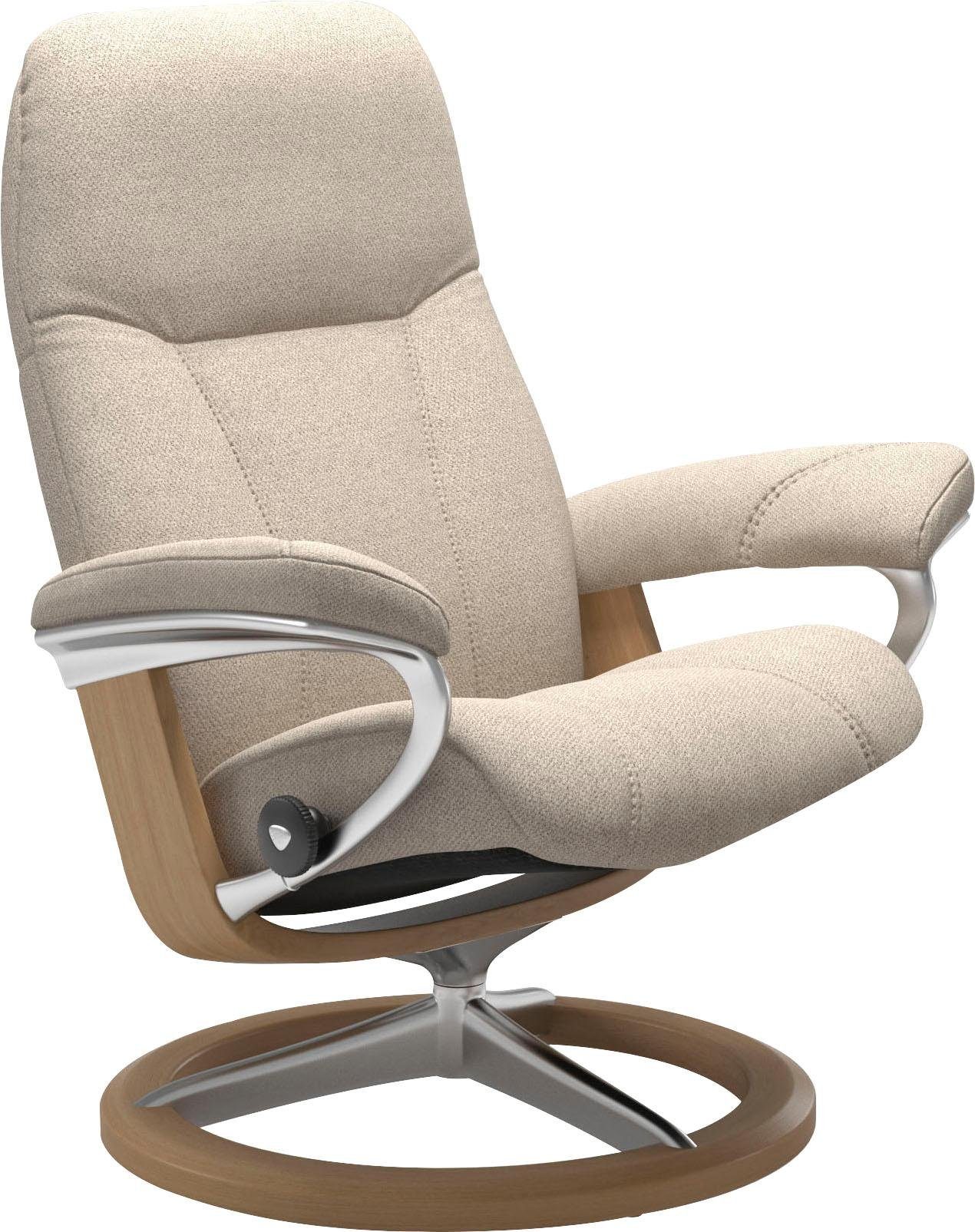 Stressless® Relaxsessel Consul, mit Signature Base, Größe L, Gestell Eiche | Funktionssessel