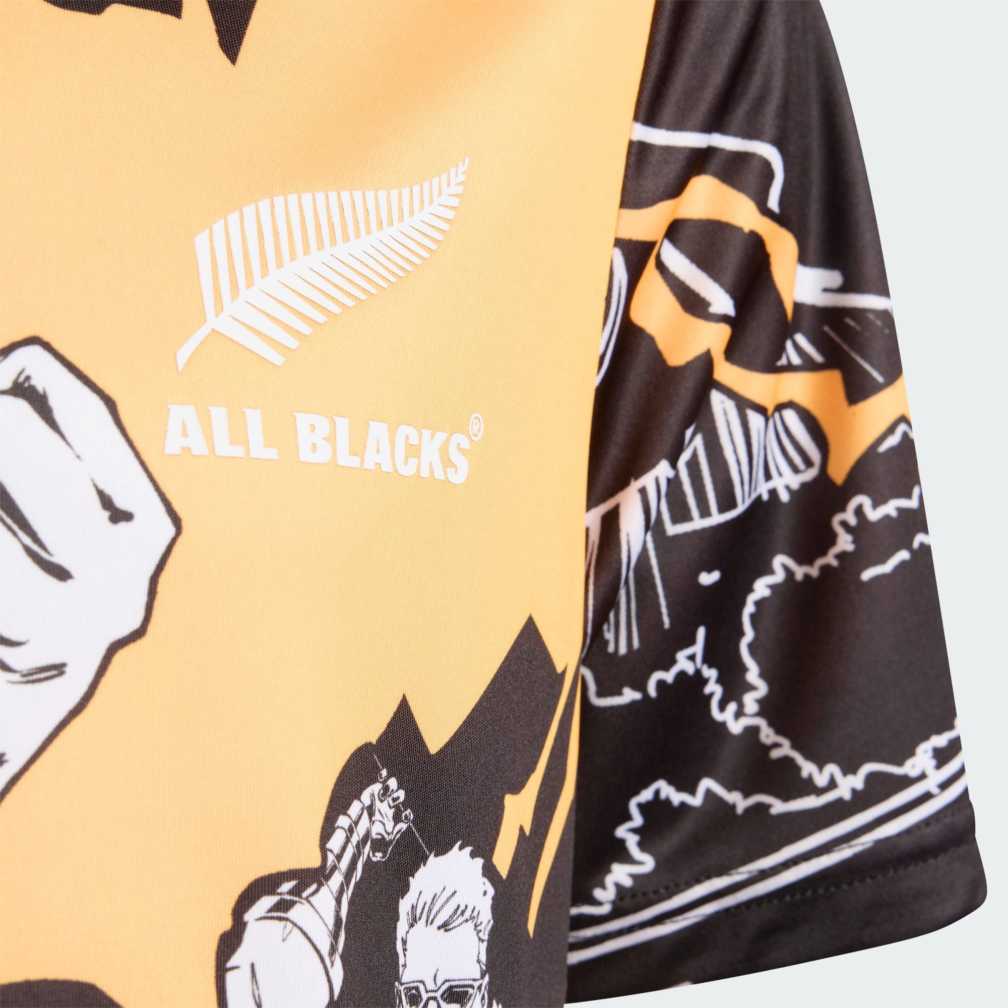 adidas Performance Rugbytrikot ALL BLACKS MARVEL CAPTAINS RUN JERSEY KIDS (1-tlg)