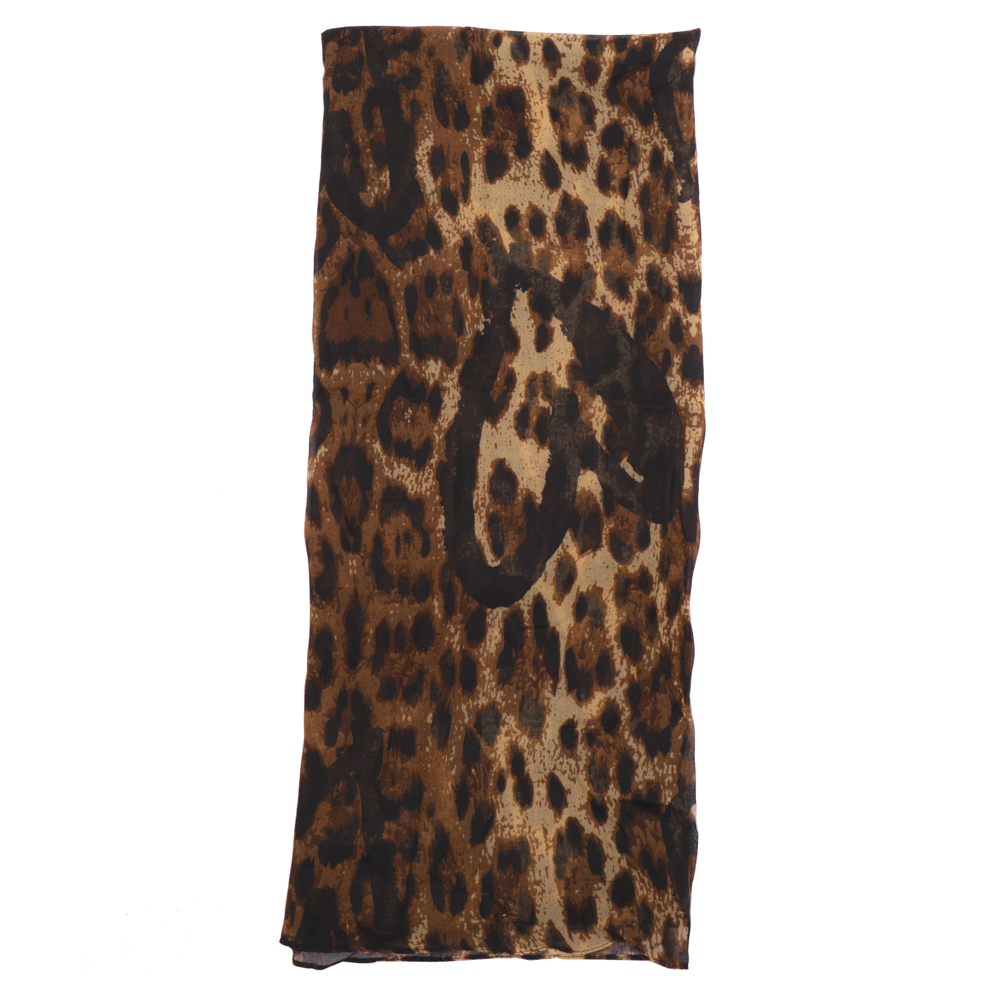 Passioni Schal mit abstraktem Leoparden-muster günstig online kaufen