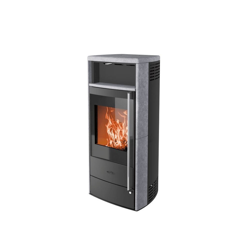 Fireplace Kaminofen Fireplace Teramo RLU Speckstein 6 kW Dauerbrandofen K5930, Dauerbrennofen, Dauerbrennofen