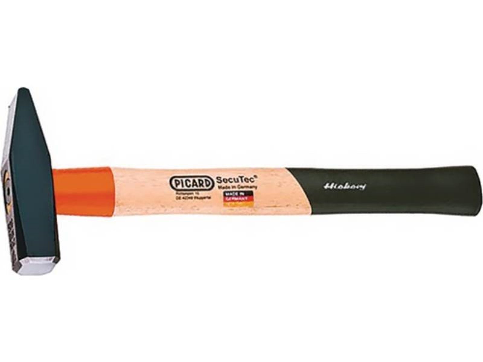 PICARD Schlosserhammer Hammer Nr.12 PICARD 800g Hickory Deut SecuTec® Hammer Stiel-L.350mm