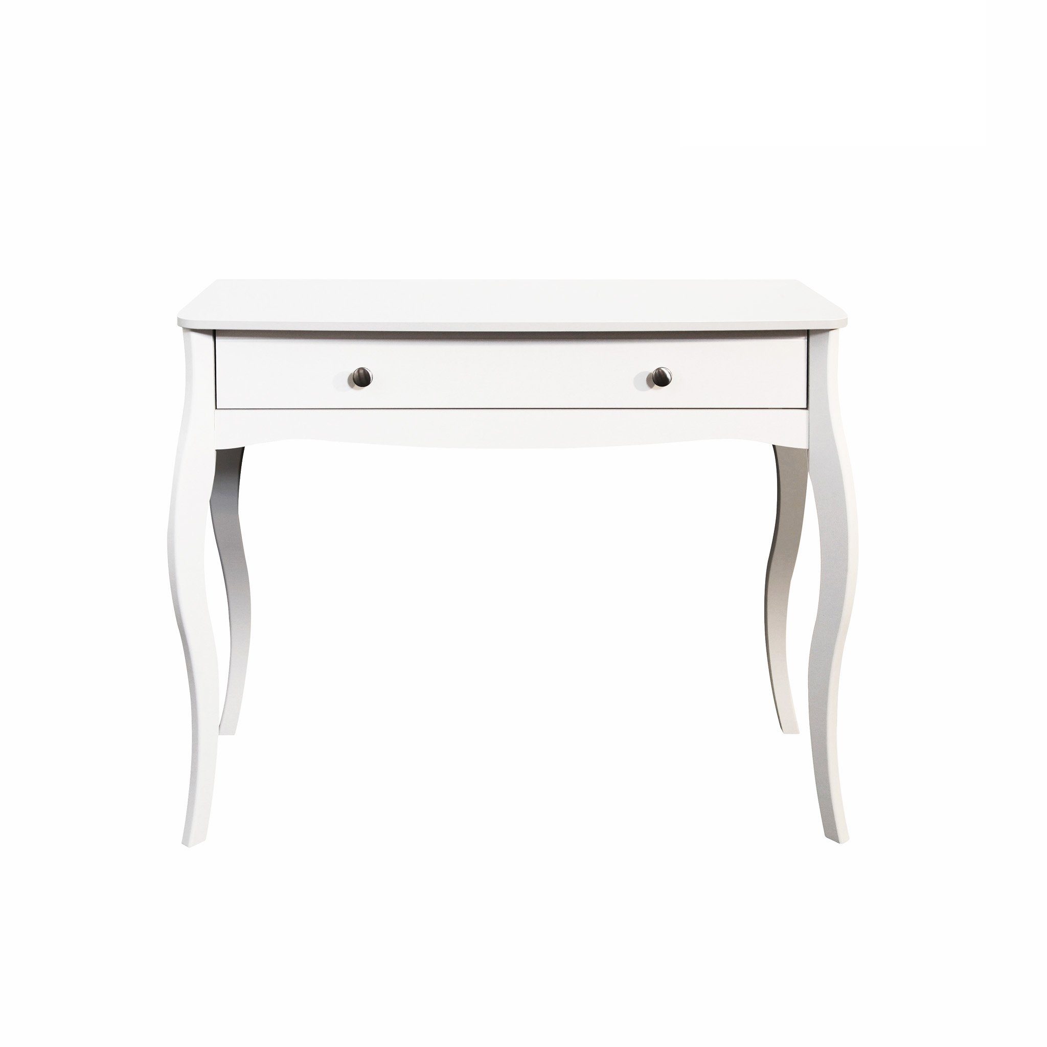 ebuy24 Konsolentisch Baroque Konsolentisch mit 1 Schublade in weiss, Br (1-St). Reduzierter Preis € 97,95. Unverbindliche Preisempfehlung € 129,95