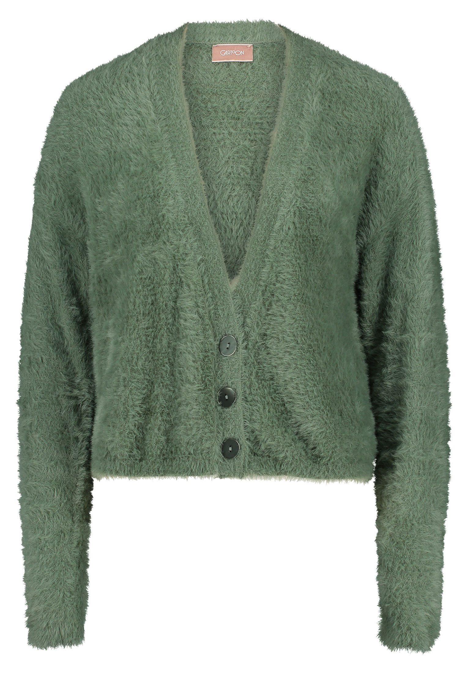Cartoon Strickjacke Cartoon Strick-Cardigan mit Knopfleiste günstig online kaufen