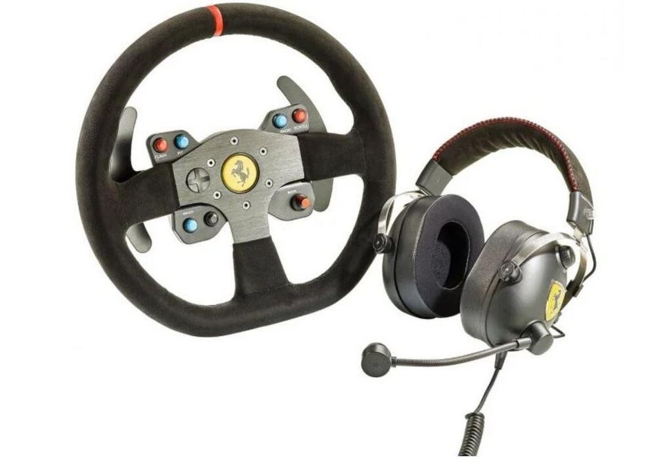 Thrustmaster Thrustmaster Ferrari Alcantara Race Kit Lenkrad, Abnehmbares  Lenkrad, kompatibel mit allen Lenkradbases der Thrustmaster T-Series