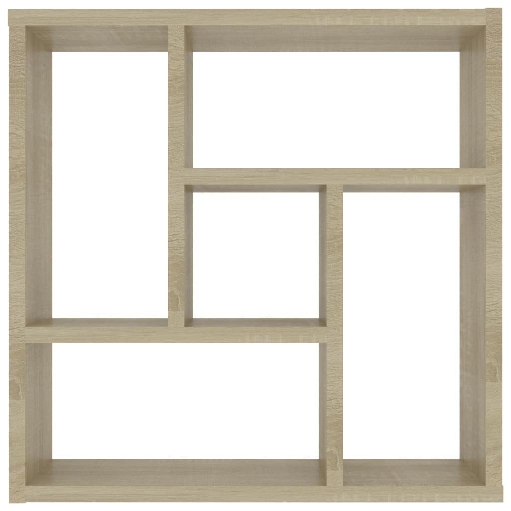 Wandregal Sonoma-Eiche cm Holzwerkstoff, vidaXL Sonoma Eiche 1-tlg. Regal 45,1x16x45,1