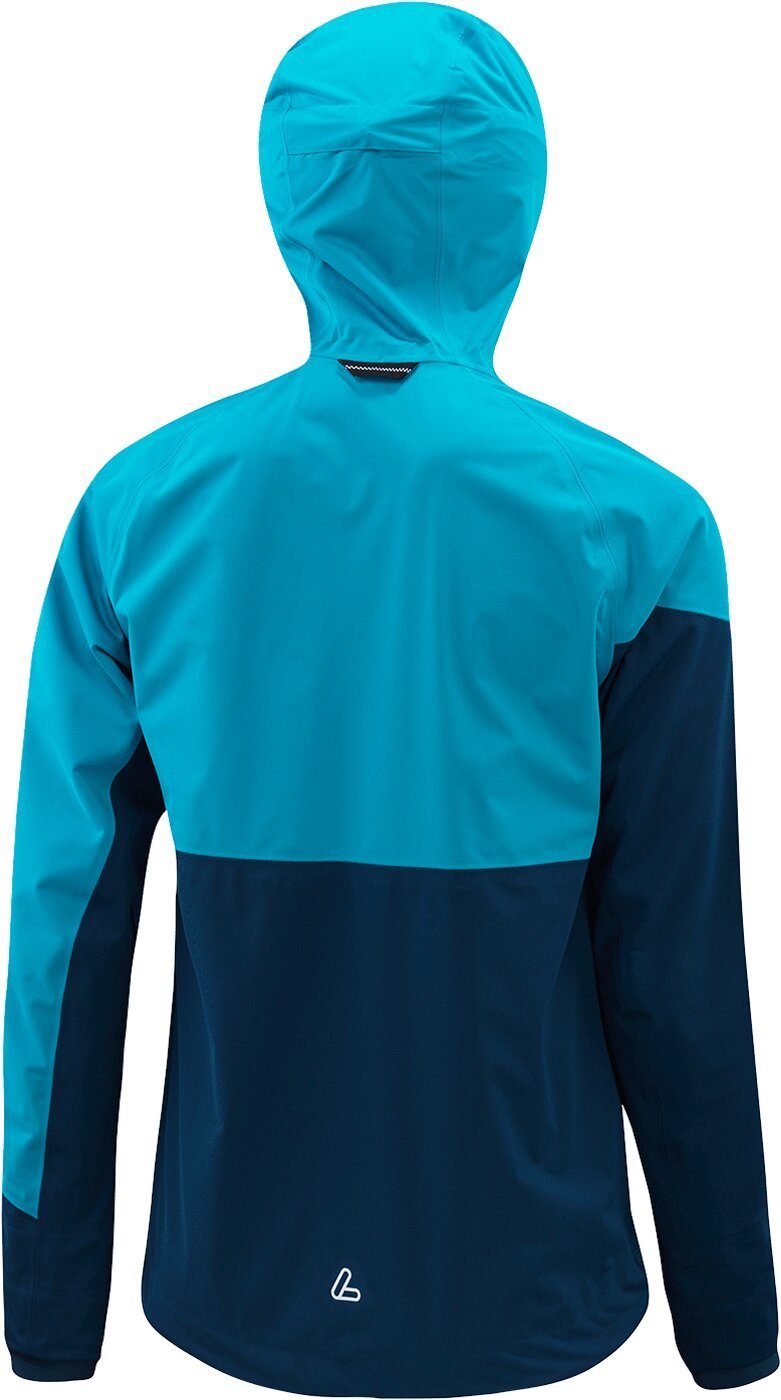 Löffler Regenjacke GTX ACTIVE HOODED JACKET- Damen Hardshelljacke hellblau/dunkelblau