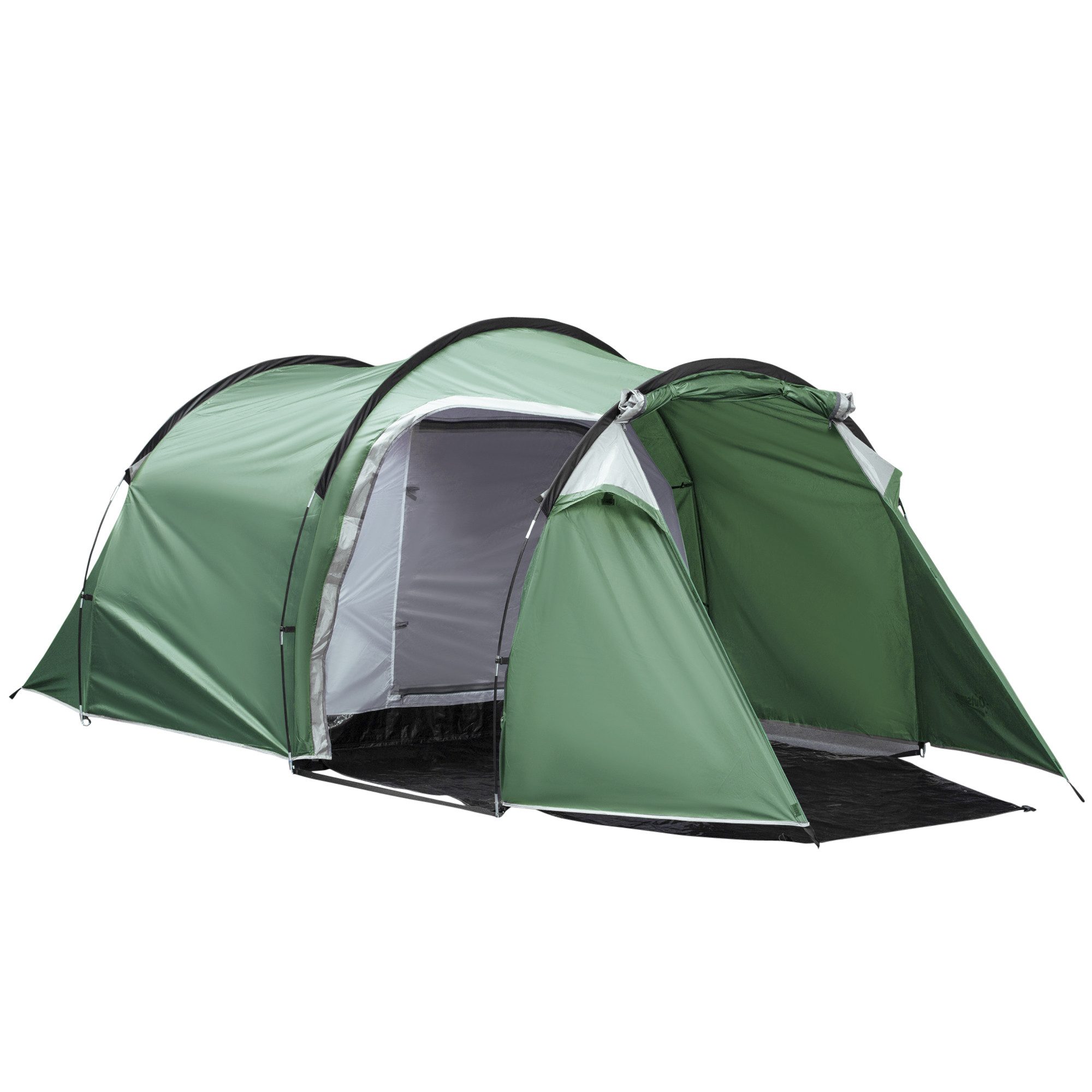 Outsunny Tunnelzelt Campingzelt mit Heringen, Personen: günstig online kaufen