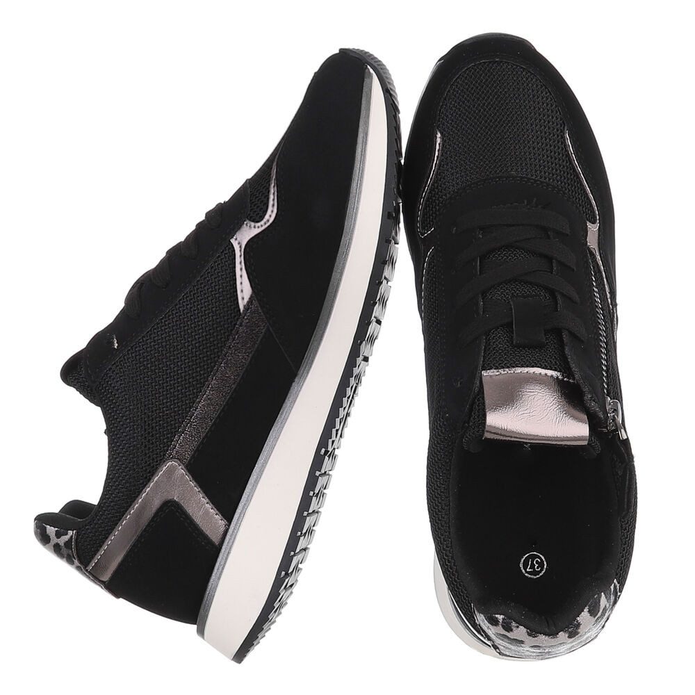 Ital-Design Damen Sneaker mit Mesh-Obermaterial und eleganten Details Sneak günstig online kaufen