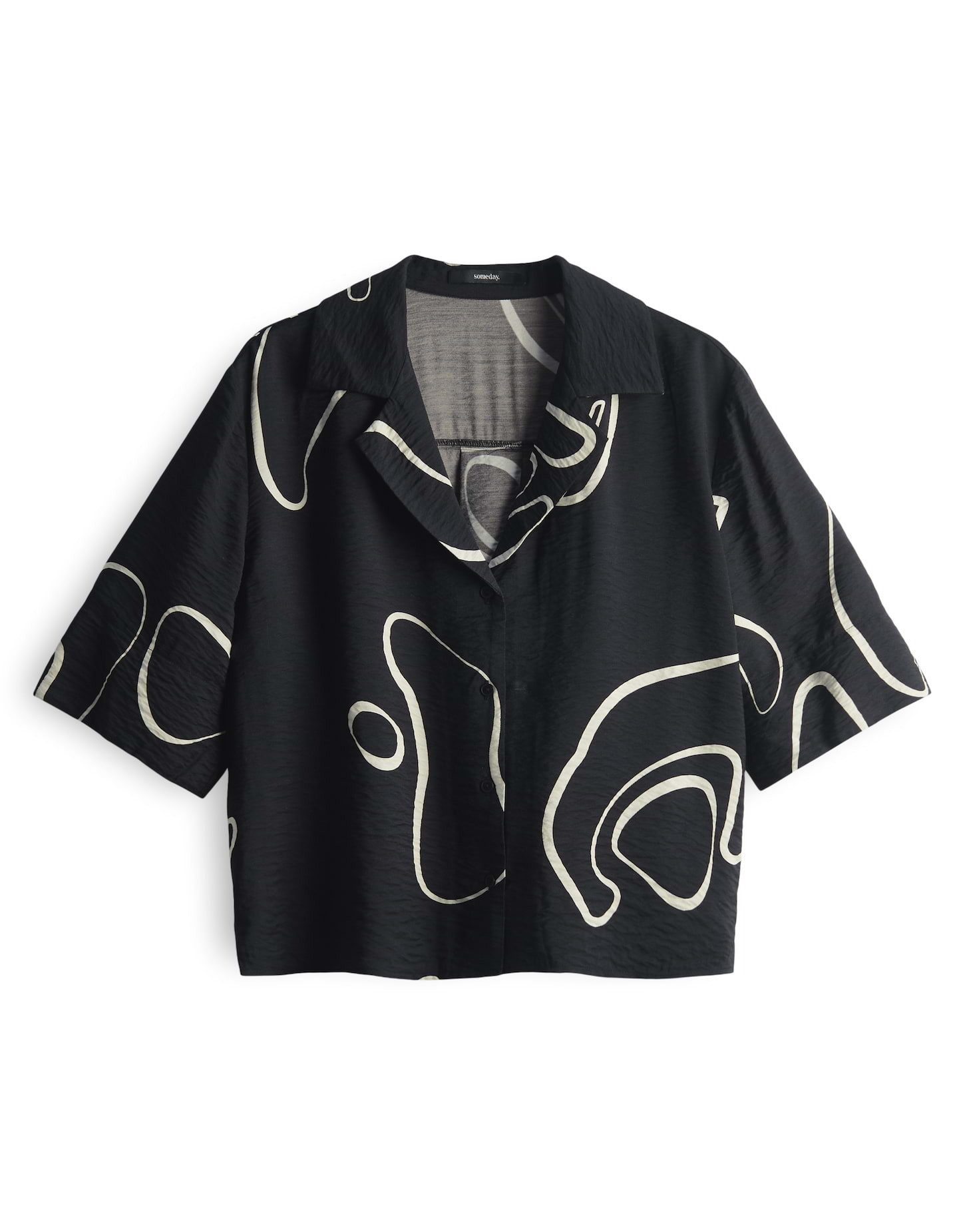 someday Kurzarmbluse ZESORA Loose mit abstarktem günstig online kaufen