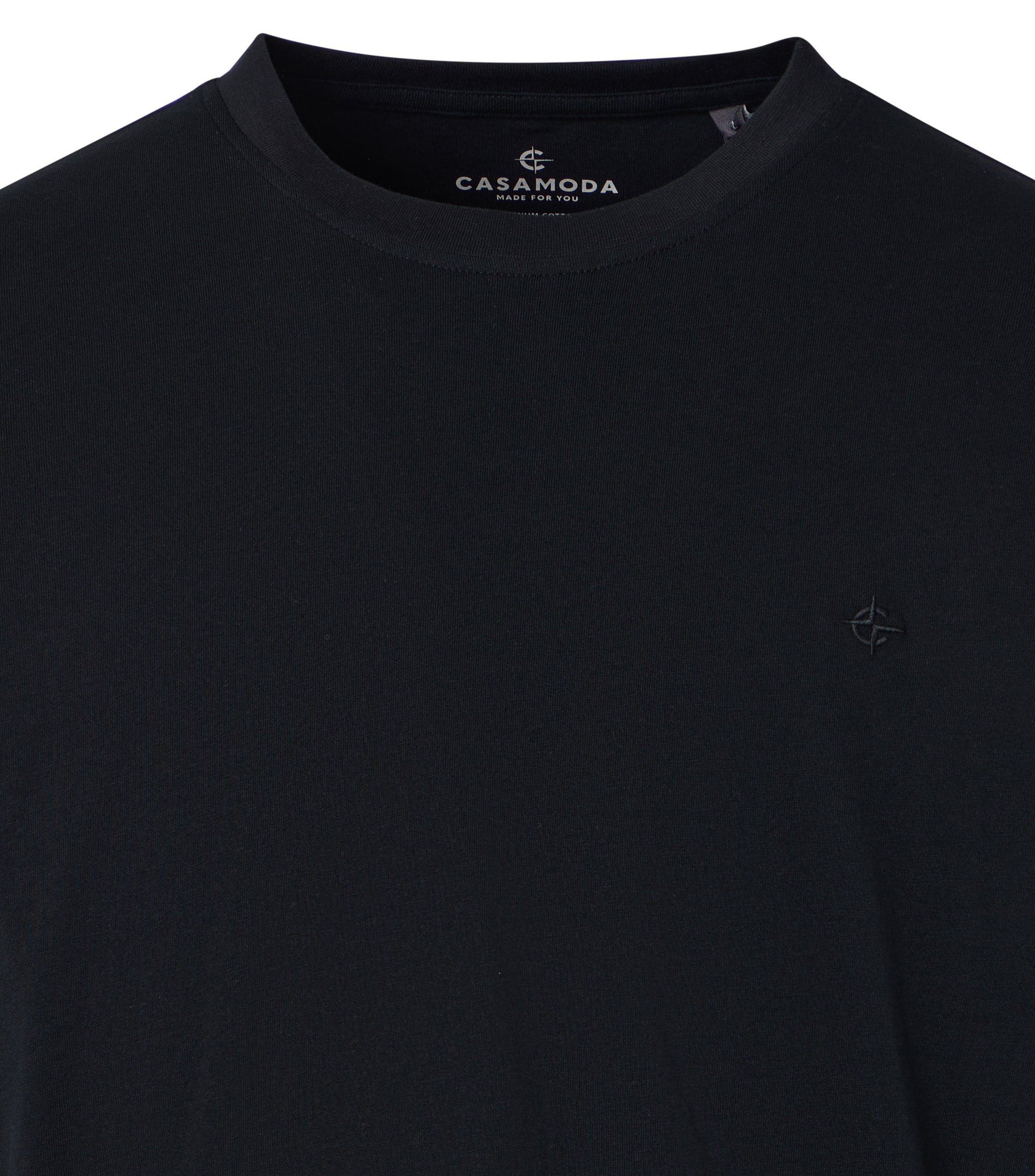 CASAMODA T-Shirt CASAMODA T-Shirt uni – Bild 4 von 5