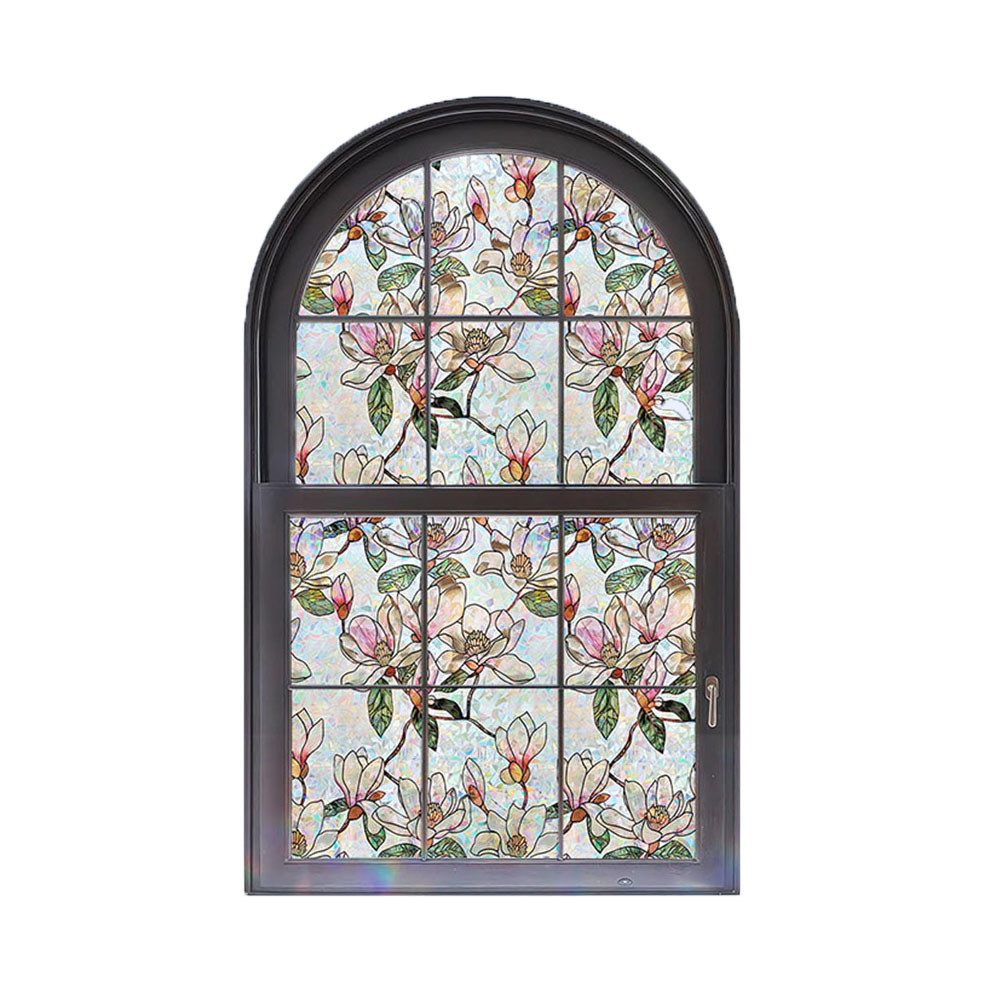 Agger Fensterfolie Bunte Fensterfolie, Sichtschutzfolie für Fenster