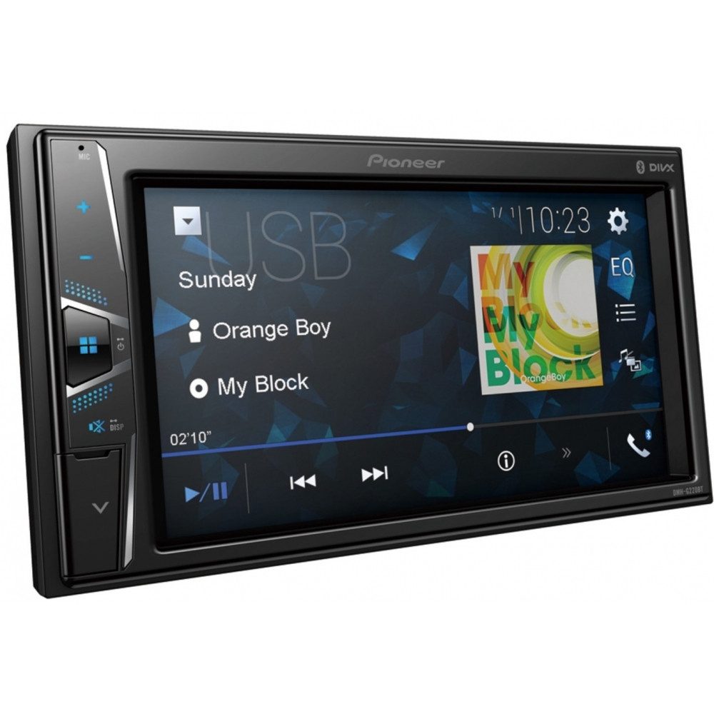 Pioneer Pioneer DMH-G220BT 6,2 Zoll Touchscreen Radio SAT-Receiver (Bluetooth, RDS)