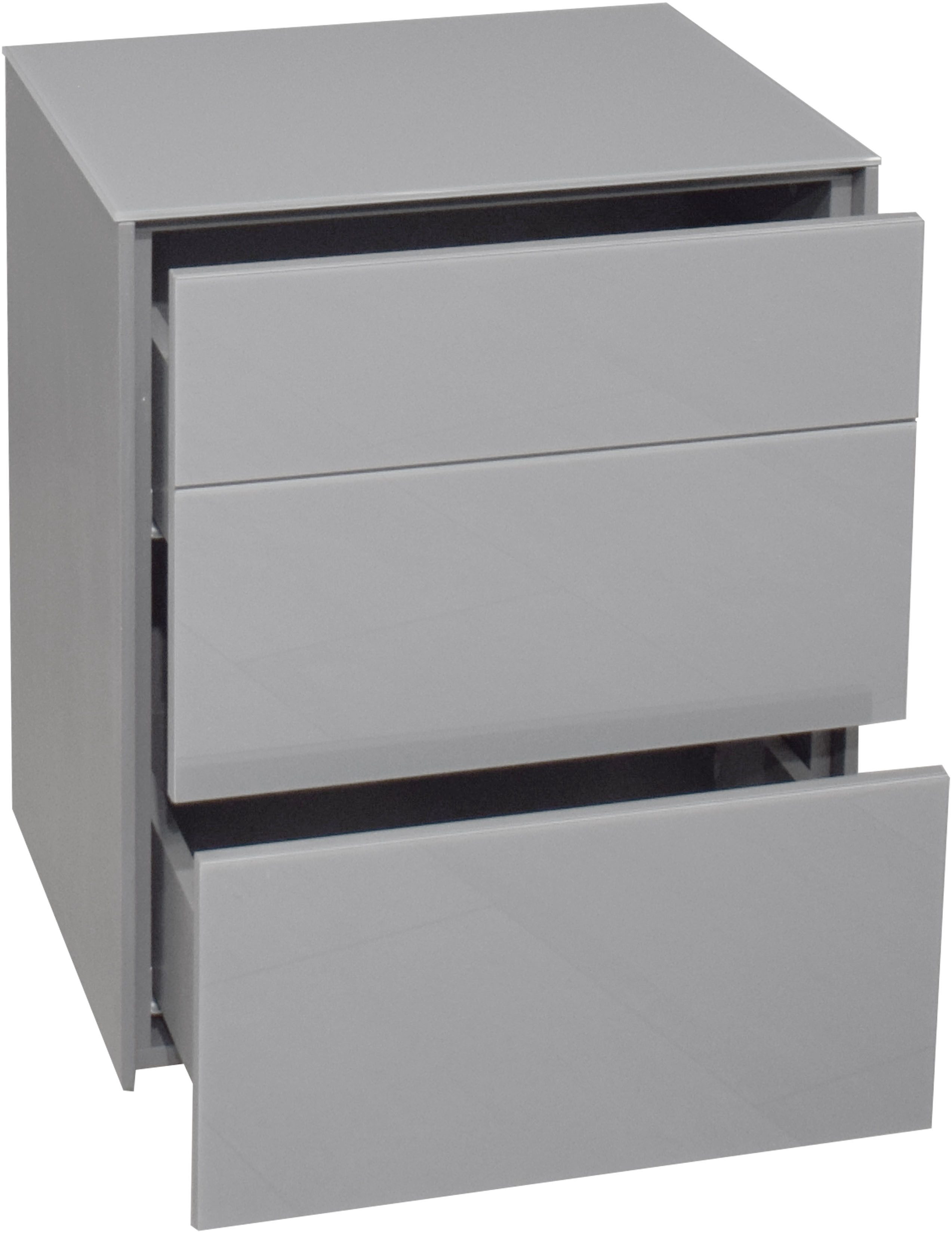 Mäusbacher Kommode Imola (OTTOs Choice), Mäusbacher Kommode, mit Glasfront und Glasoberplatte, 2 Schubladen