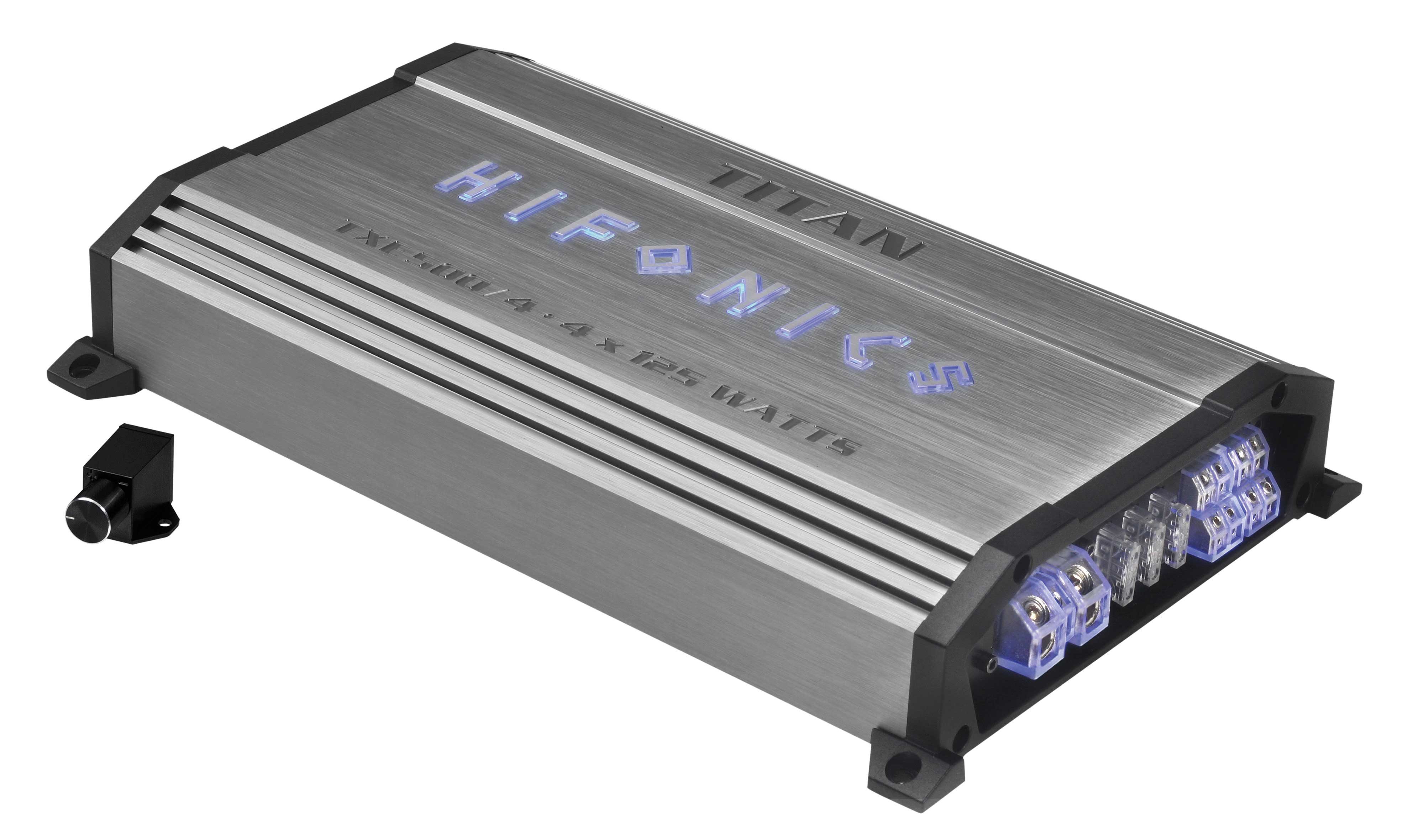 Hifonics TITAN EVO TXE500/4 Class A/B Analog 4-Kanal Verstärker Endverstärker (Anzahl Kanäle: 4)