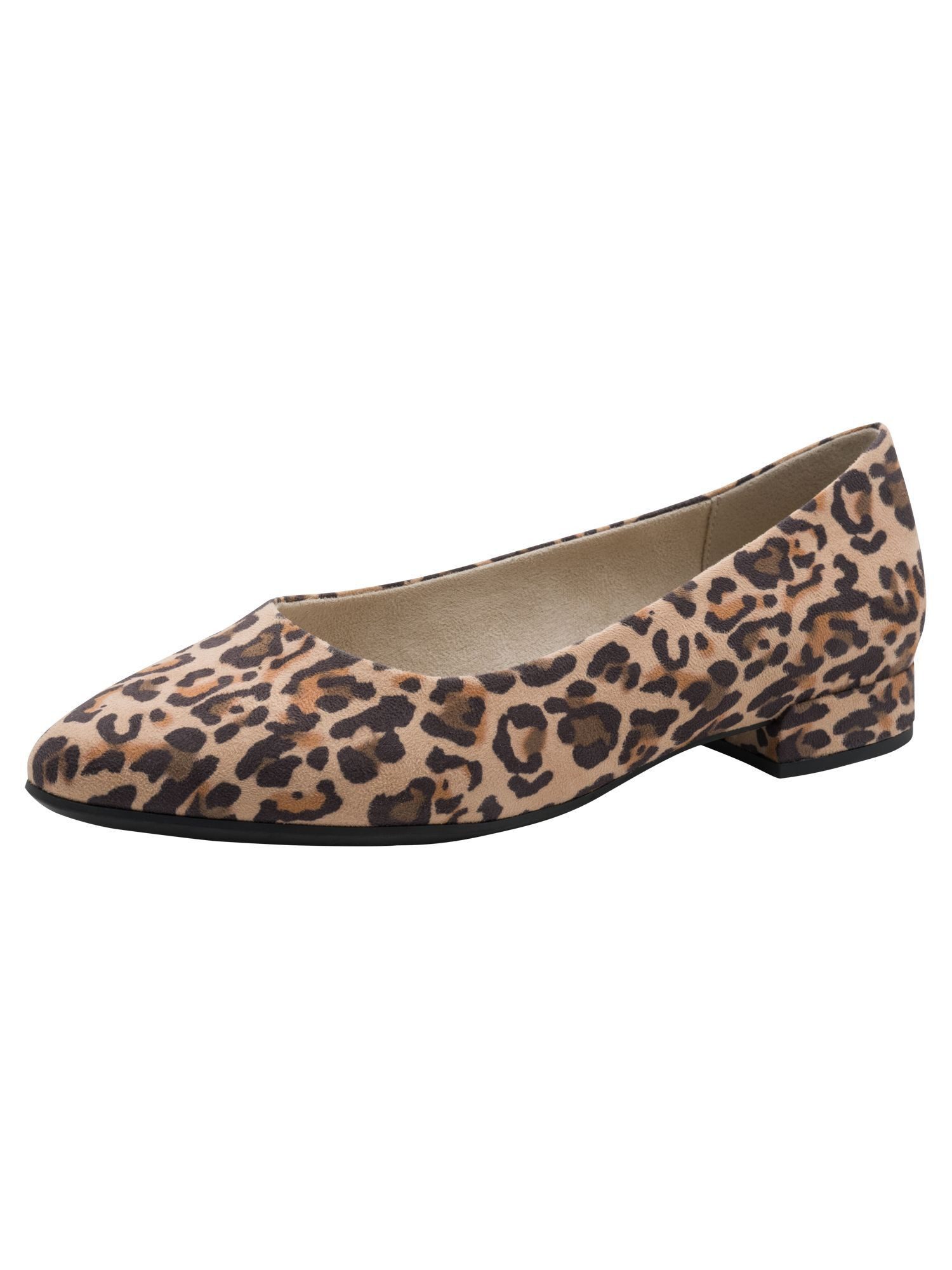 Jana Vegan, H-Weite mit Blockabsatz Blockabsatz Ballerina Vegan