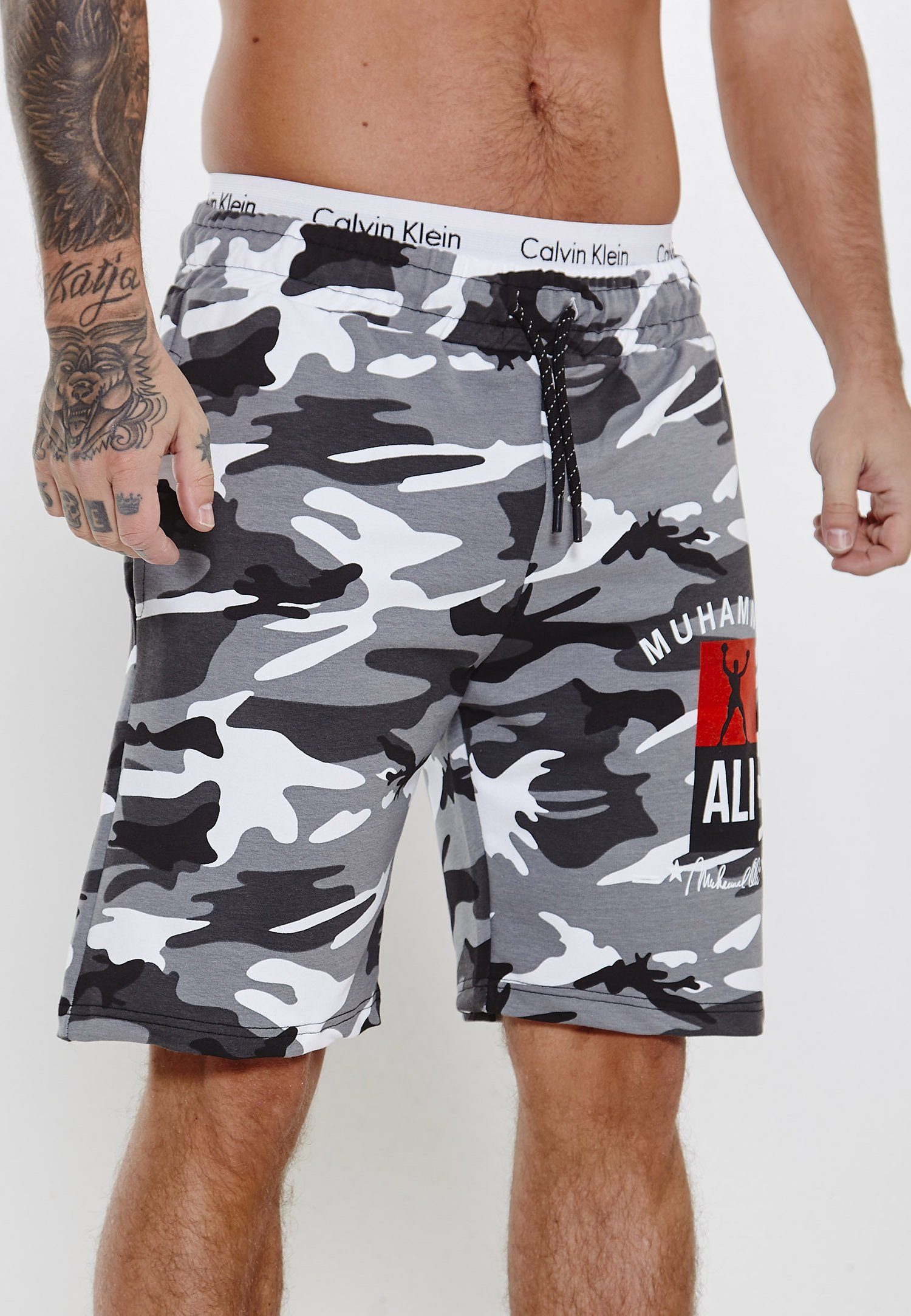 Code47 Trainingsshorts Short SH-3726 (1-tlg) Camo Weiß