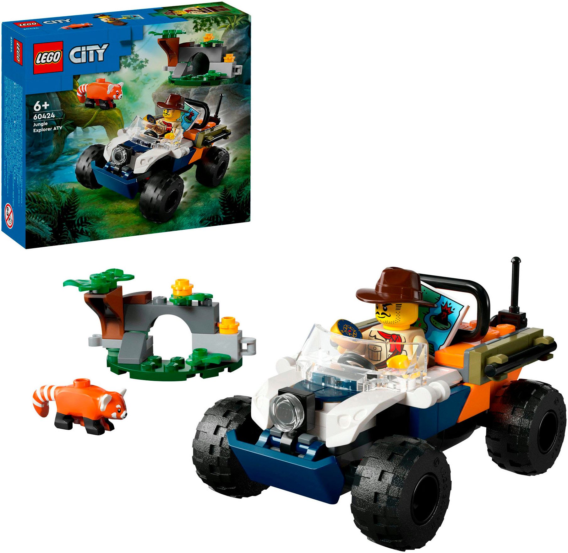 Dschungelforscher-Quad (60424), LEGO LEGO City Konstruktionsspielsteine