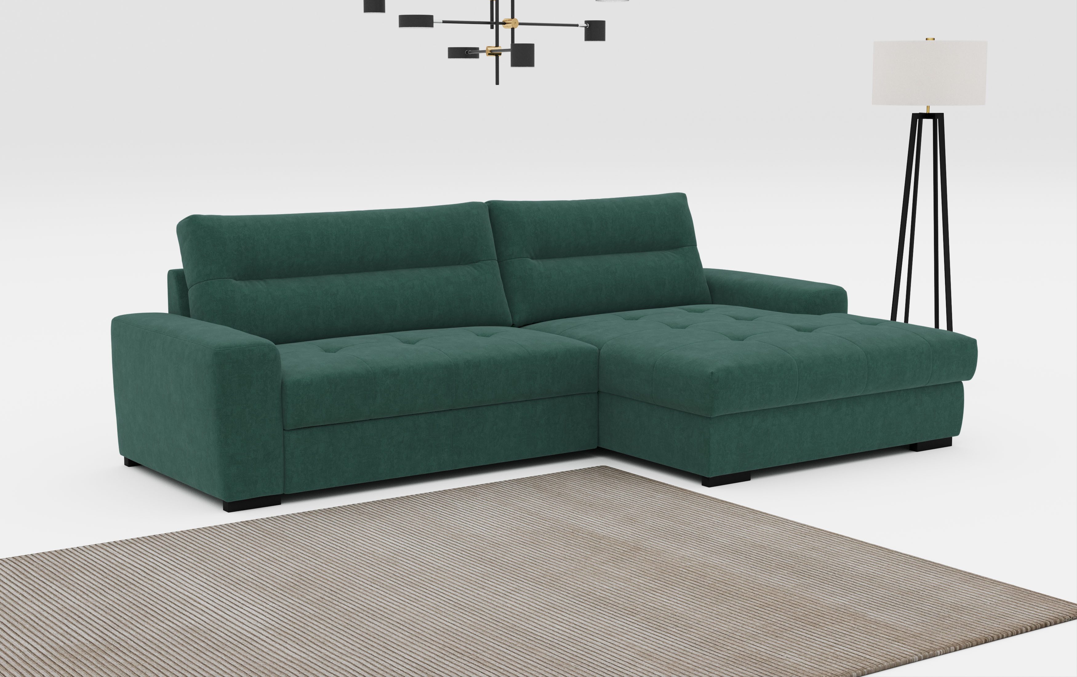 COTTA Ecksofa "Cappa L-Form", wahlweise mit Bettfunktion & Bettkasten günstig online kaufen