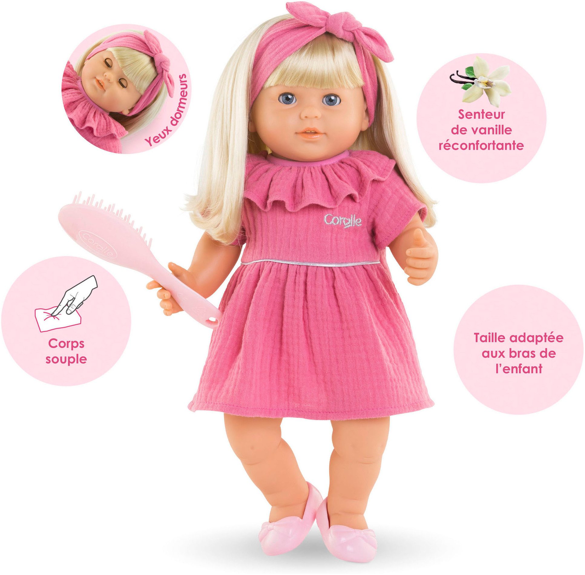 Corolle® Babypuppe Corolle Mon Grand Poupon Jade, blond, mit Vanilleduft