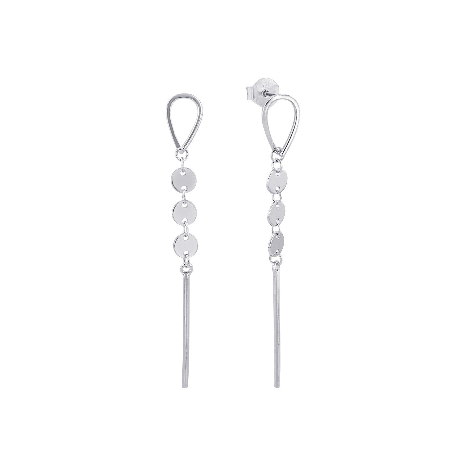 Paar Ohrhänger Amor Ohrhänger für Damen, 925 Sterling Silber
