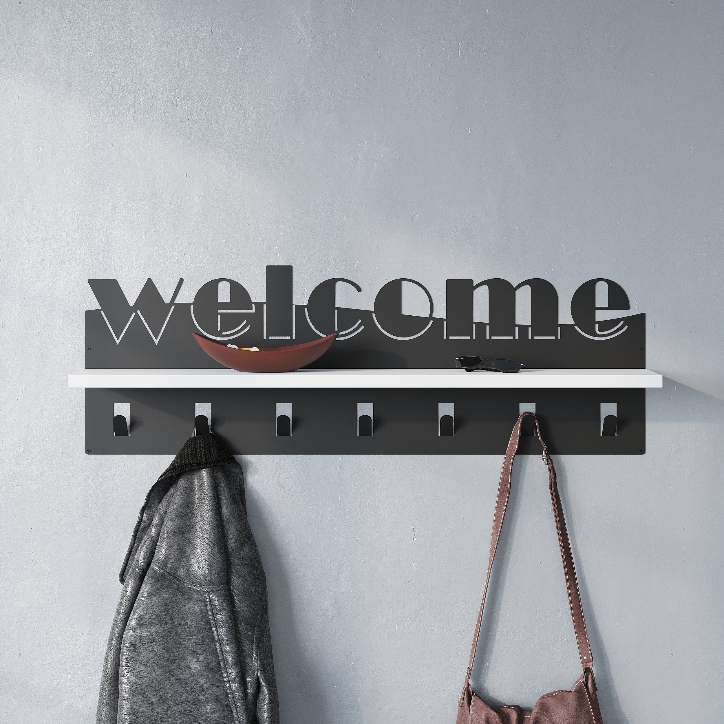 Decortie Kleiderhaken Welcome, Wand günstig online kaufen