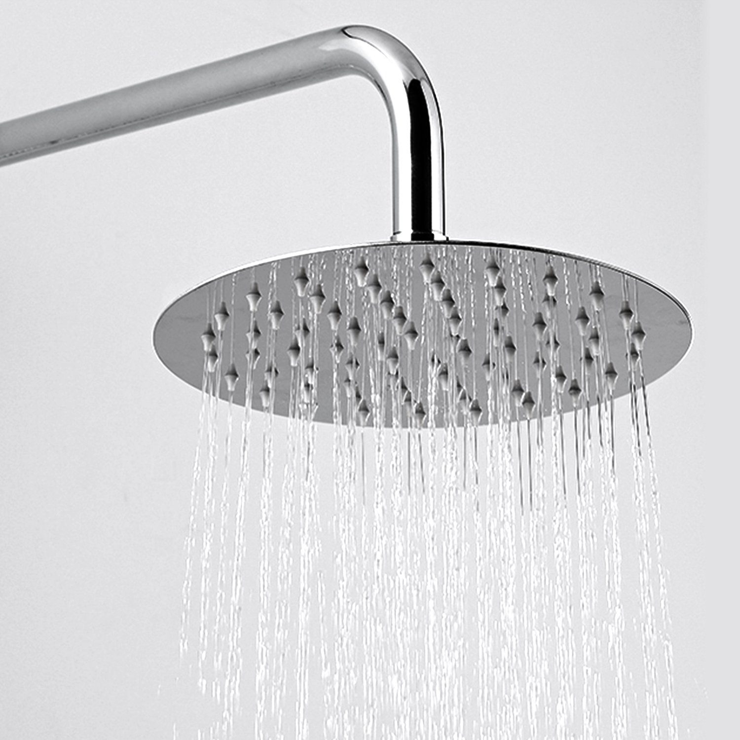 Randaco Kopfbrause Edelstahl Duschkopf Kopfbrause Regendusche Regenbrause Wellness 25cm